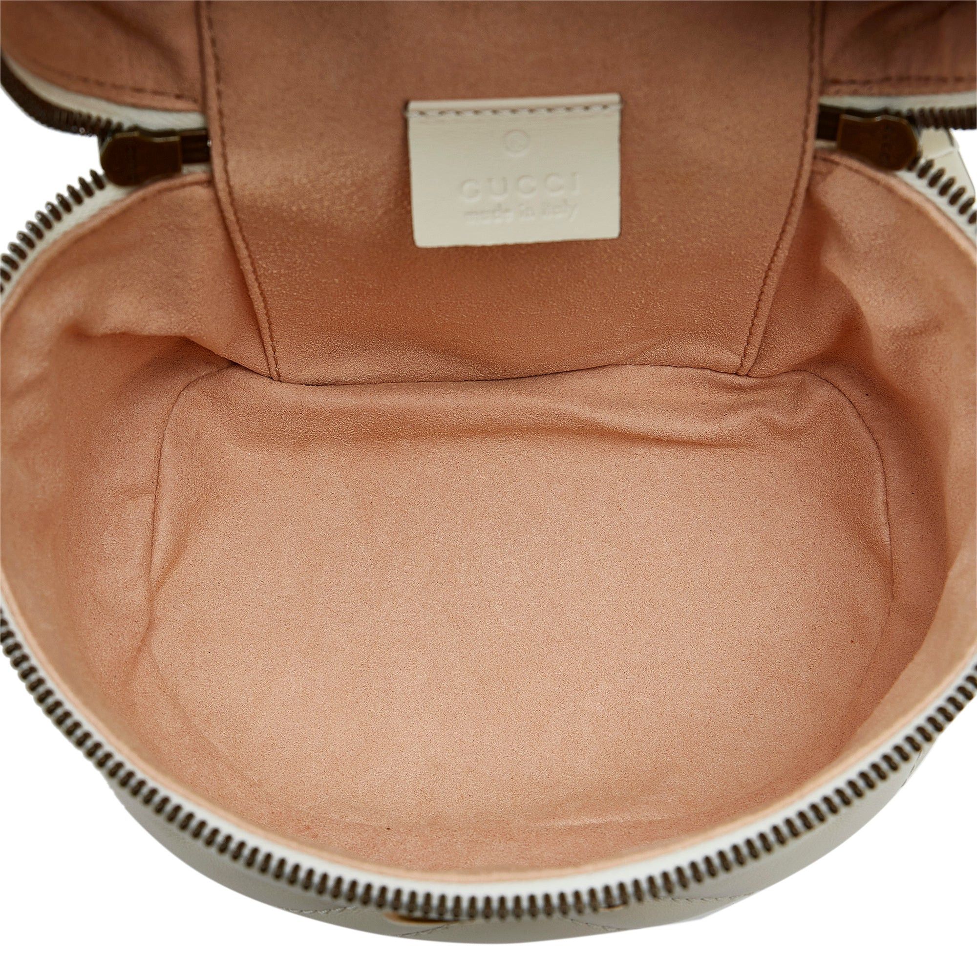 Gucci Gucci Mini GG Marmont Matelasse Backpack White Size ONE SIZE - 5 Thumbnail