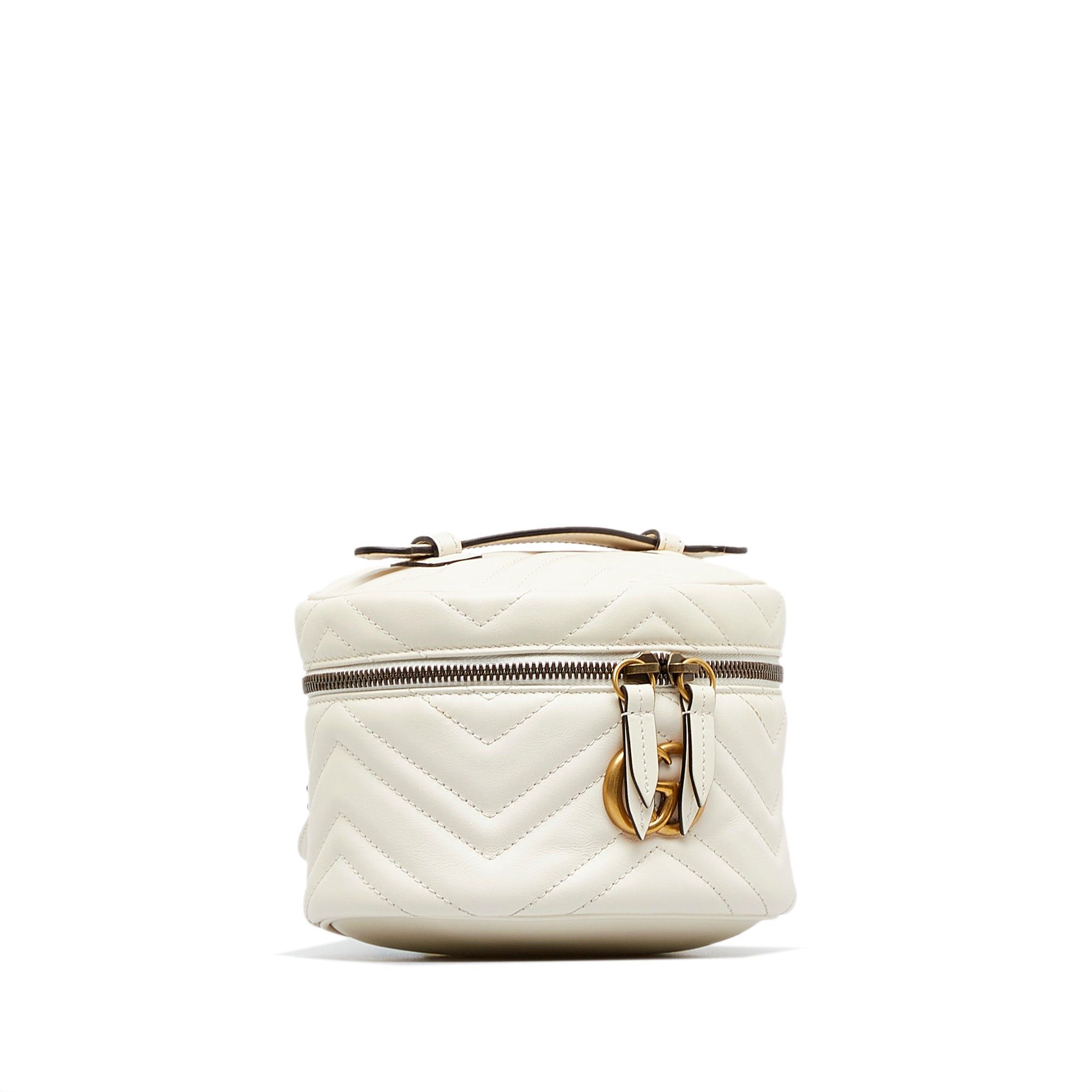 Gucci Gucci Mini GG Marmont Matelasse Backpack White Size ONE SIZE - 2 Thumbnail