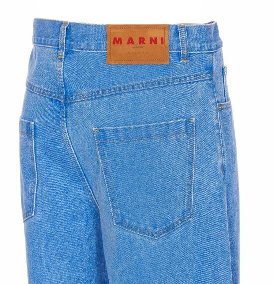 Marni MARNI Men Straight Pants PUJU0106S0 USCW91BDB44 Blue Size US 32 / EU 48 - 3 Thumbnail