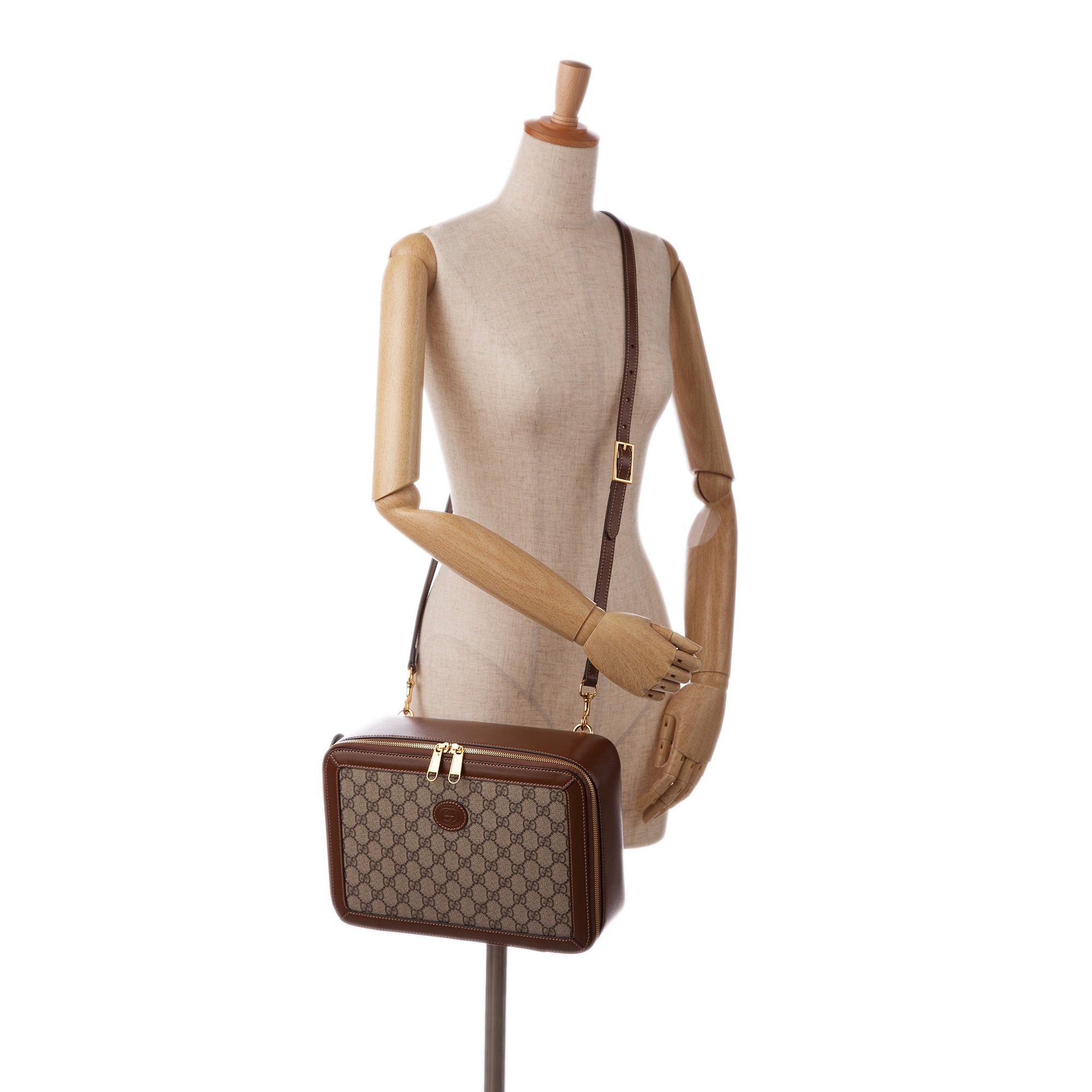 Gucci Gucci GG Supreme Azalea Box Bag Brown Size ONE SIZE - 12 Thumbnail