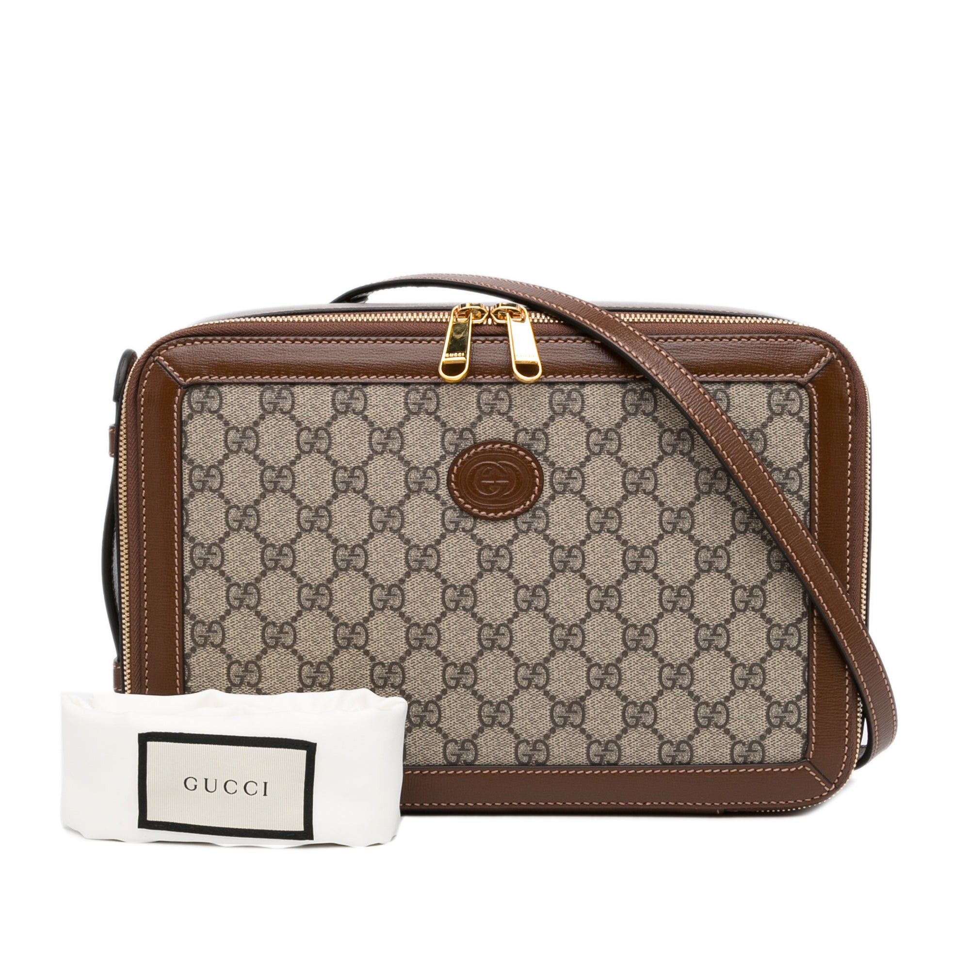 Gucci Gucci GG Supreme Azalea Box Bag Brown Size ONE SIZE - 13 Thumbnail