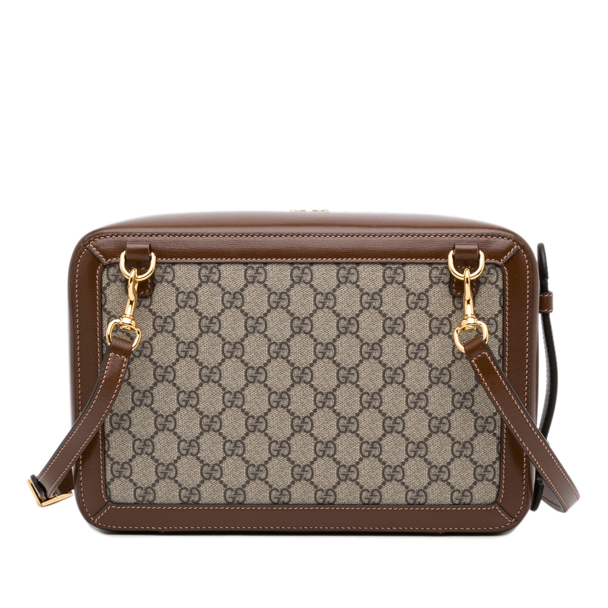 Gucci Gucci GG Supreme Azalea Box Bag Brown Size ONE SIZE - 3 Thumbnail