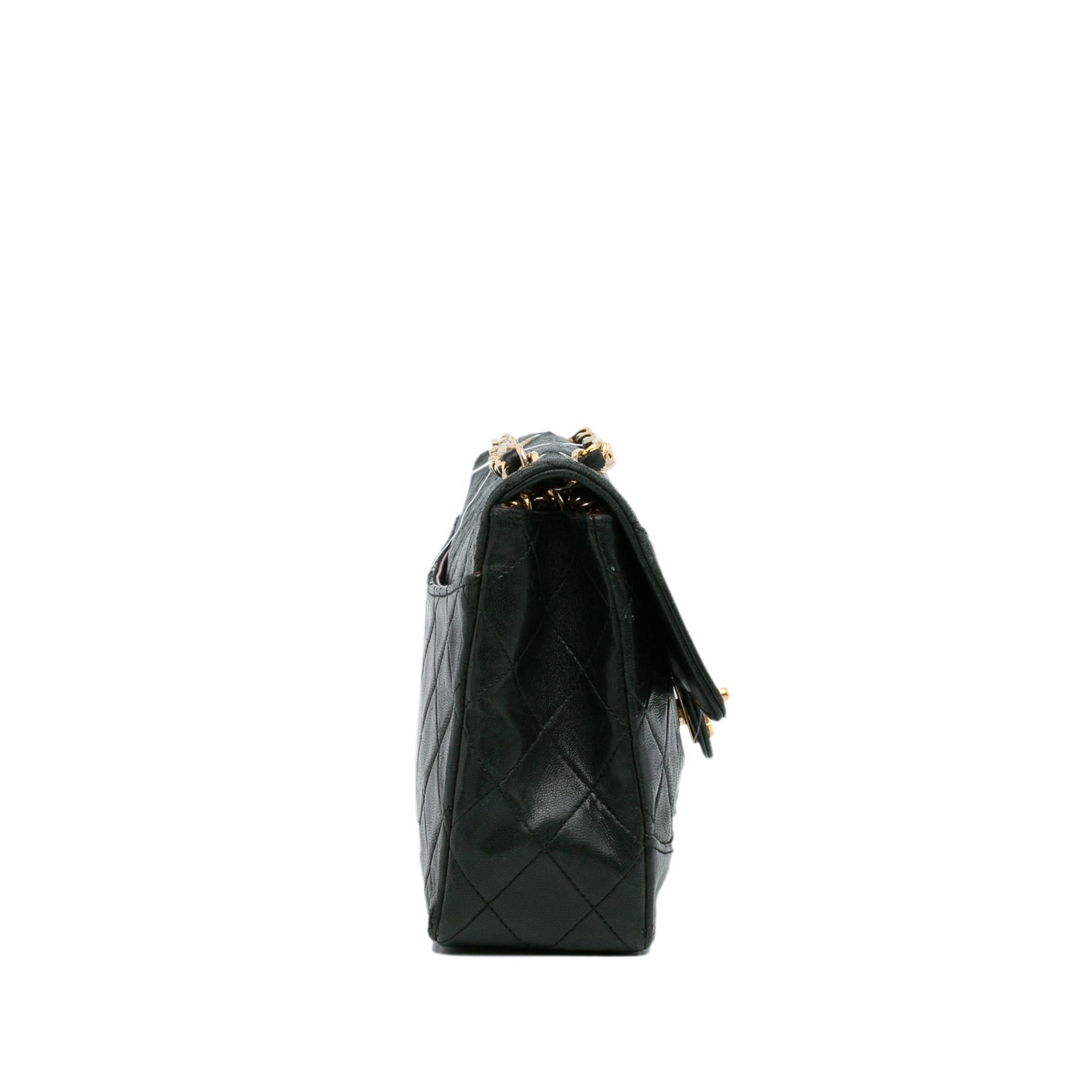 Chanel Chanel Quilted Lambskin Shoulder Bag Black Size ONE SIZE - 4 Thumbnail