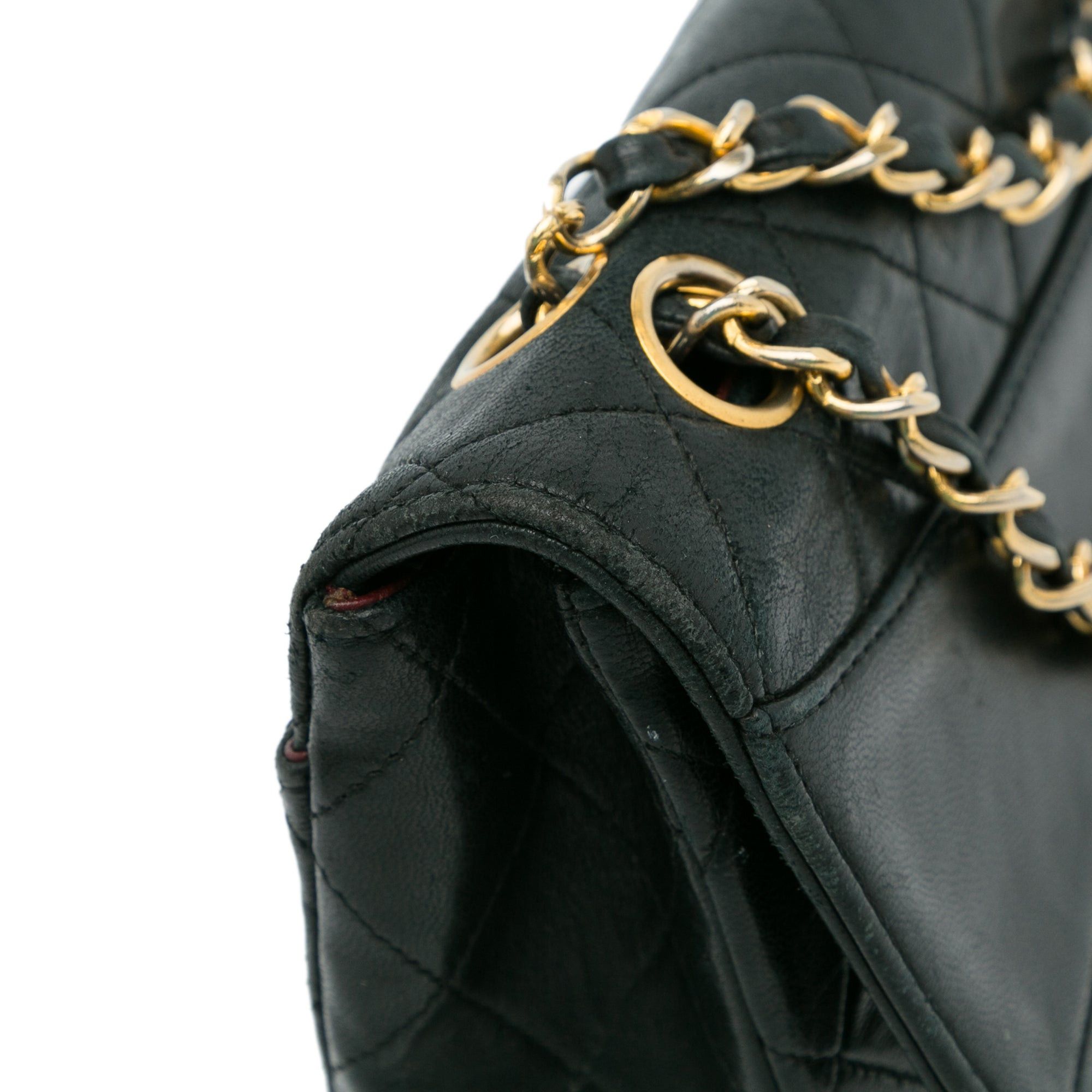 Chanel Chanel Quilted Lambskin Shoulder Bag Black Size ONE SIZE - 14 Thumbnail