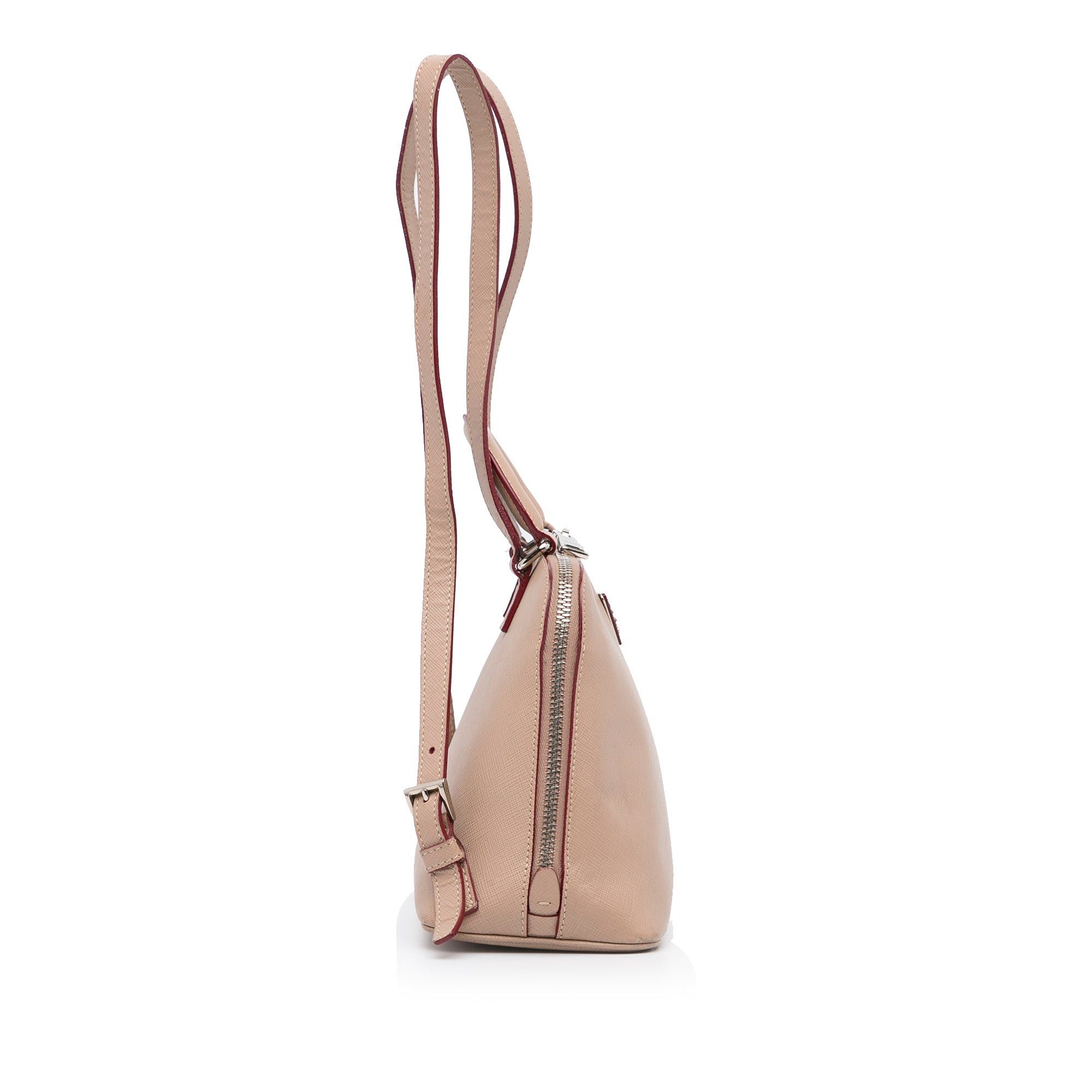 Prada Prada Saffiano Lux Promenade Backpack Brown Size ONE SIZE - 3 Thumbnail