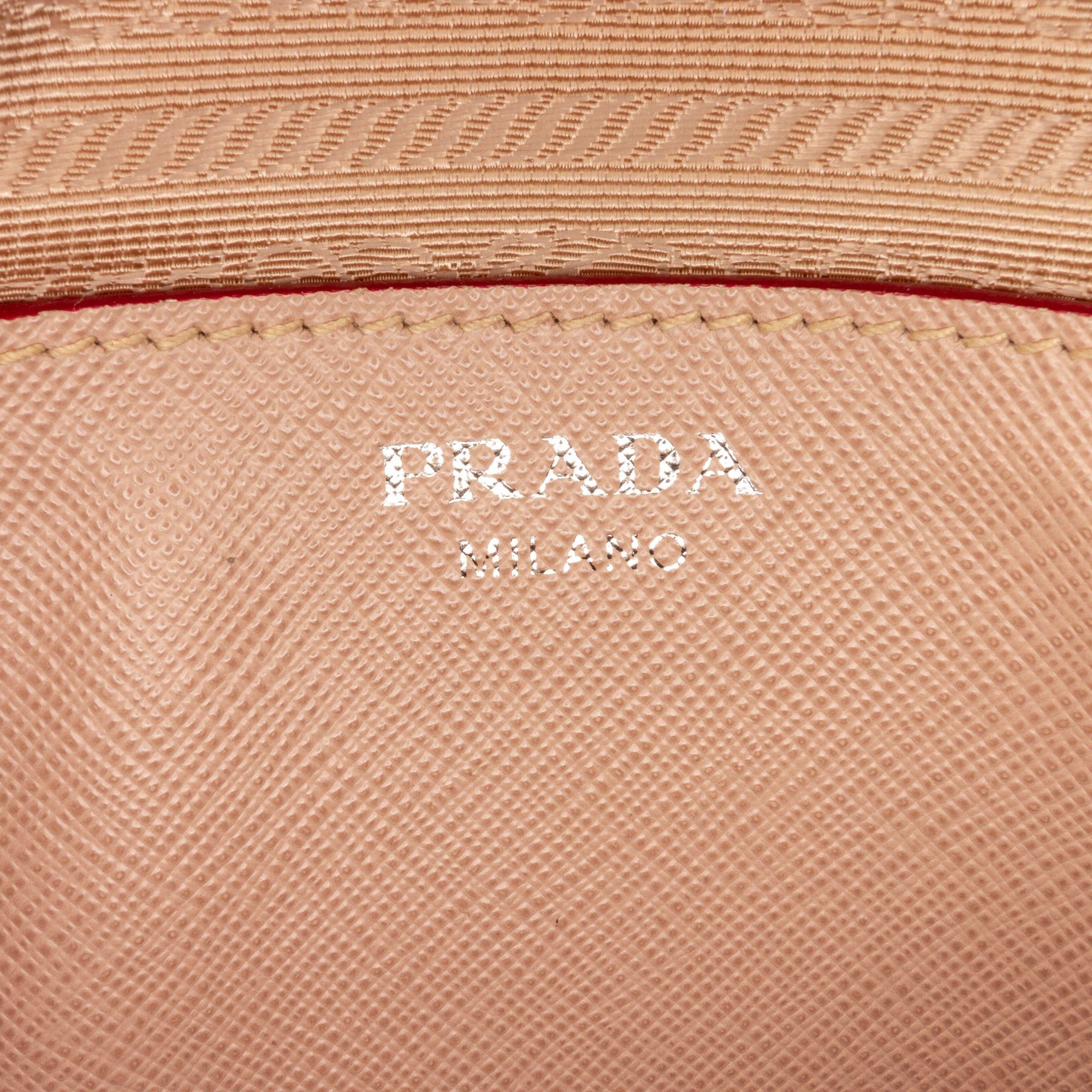 Prada Prada Saffiano Lux Promenade Backpack Brown Size ONE SIZE - 7 Thumbnail