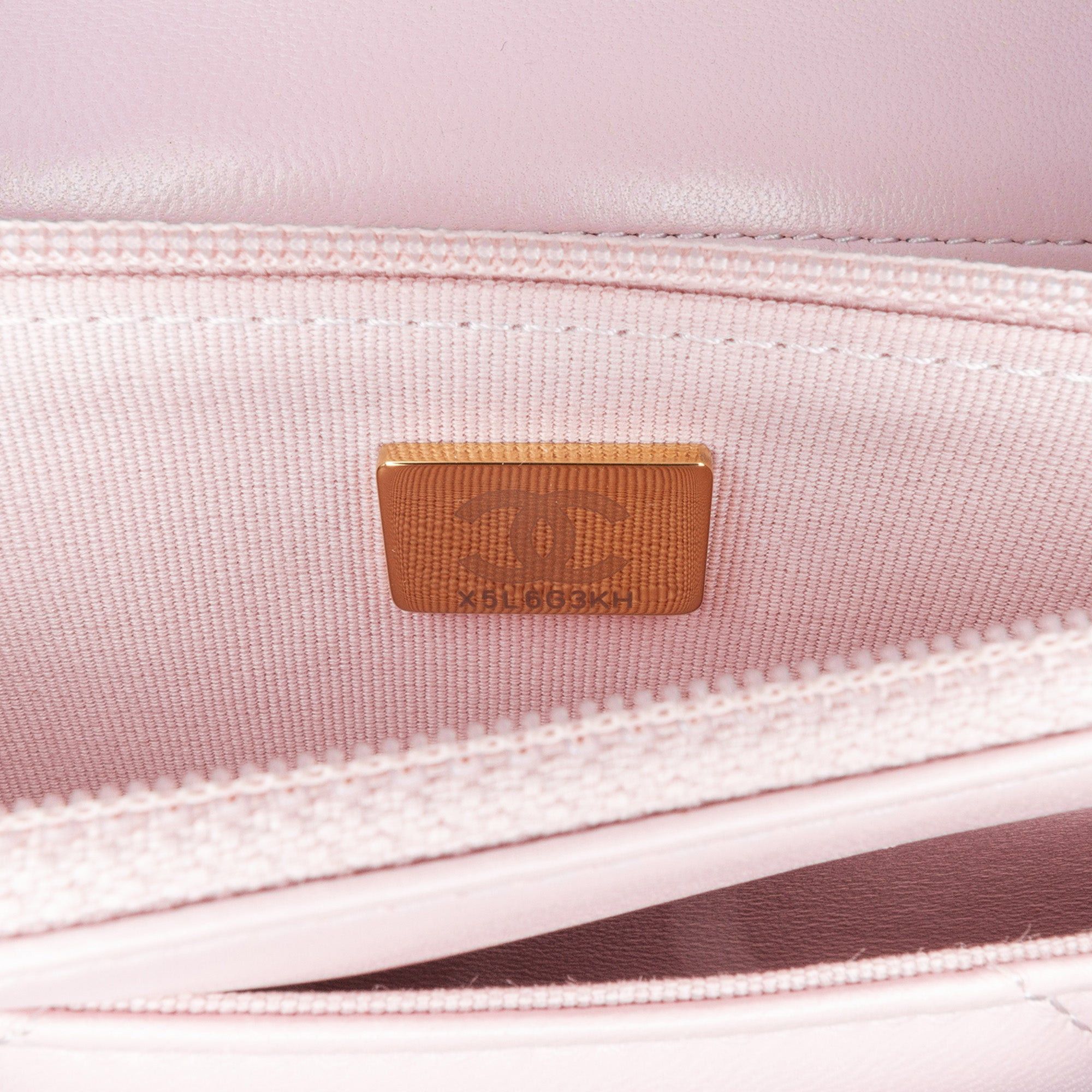 Chanel Chanel Quilted Lambskin 19 Wallet on Chain Pink Size ONE SIZE - 7 Thumbnail