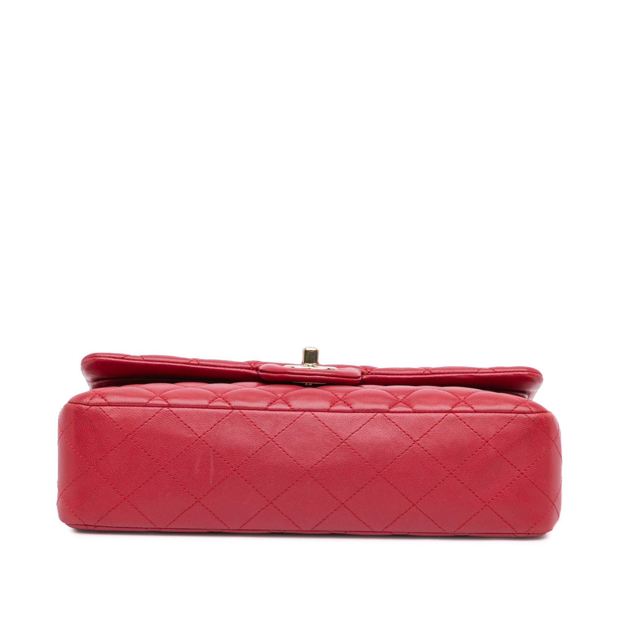 Chanel Chanel Medium Classic Lambskin Double Flap Pink Size ONE SIZE - 3 Thumbnail