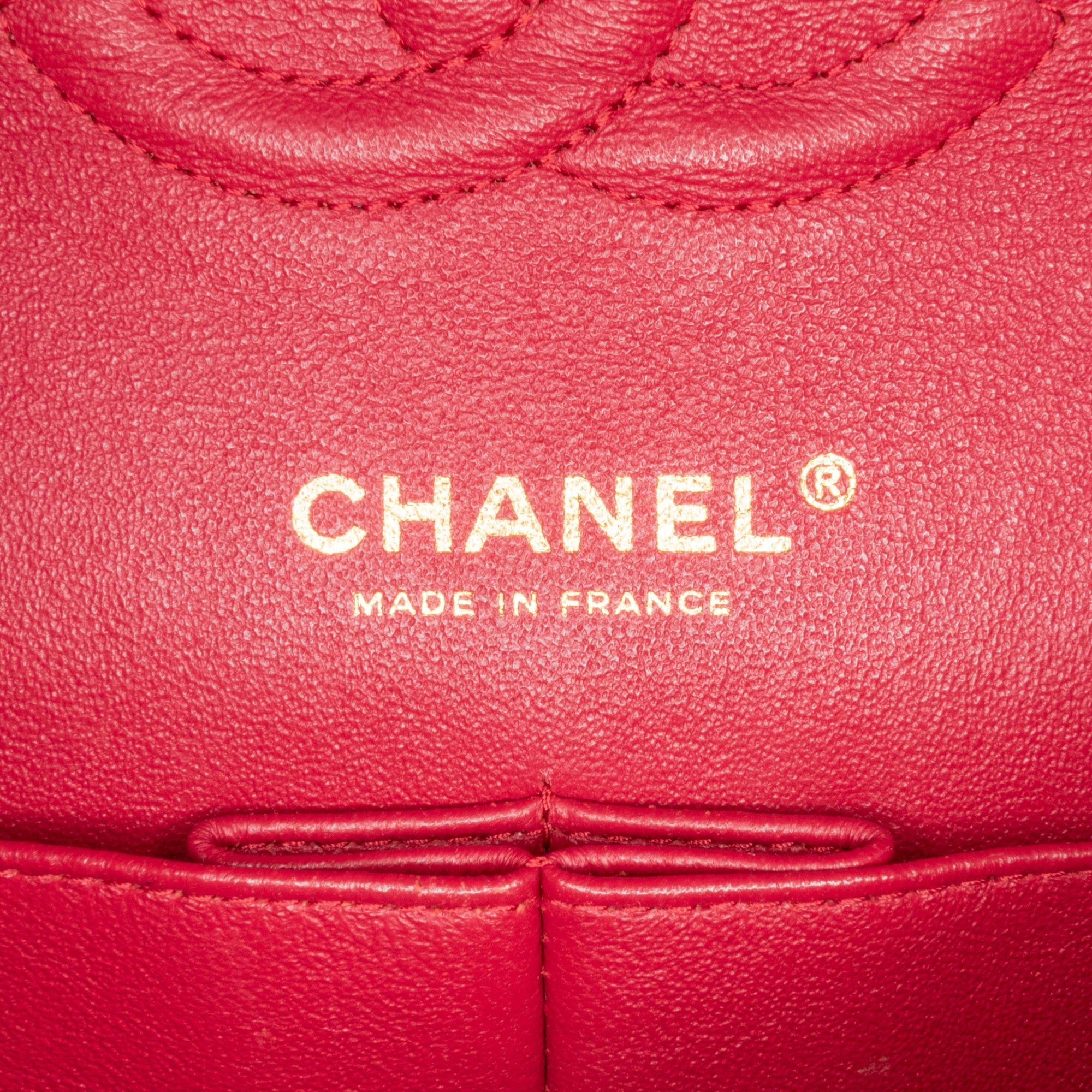Chanel Chanel Medium Classic Lambskin Double Flap Pink Size ONE SIZE - 6 Thumbnail