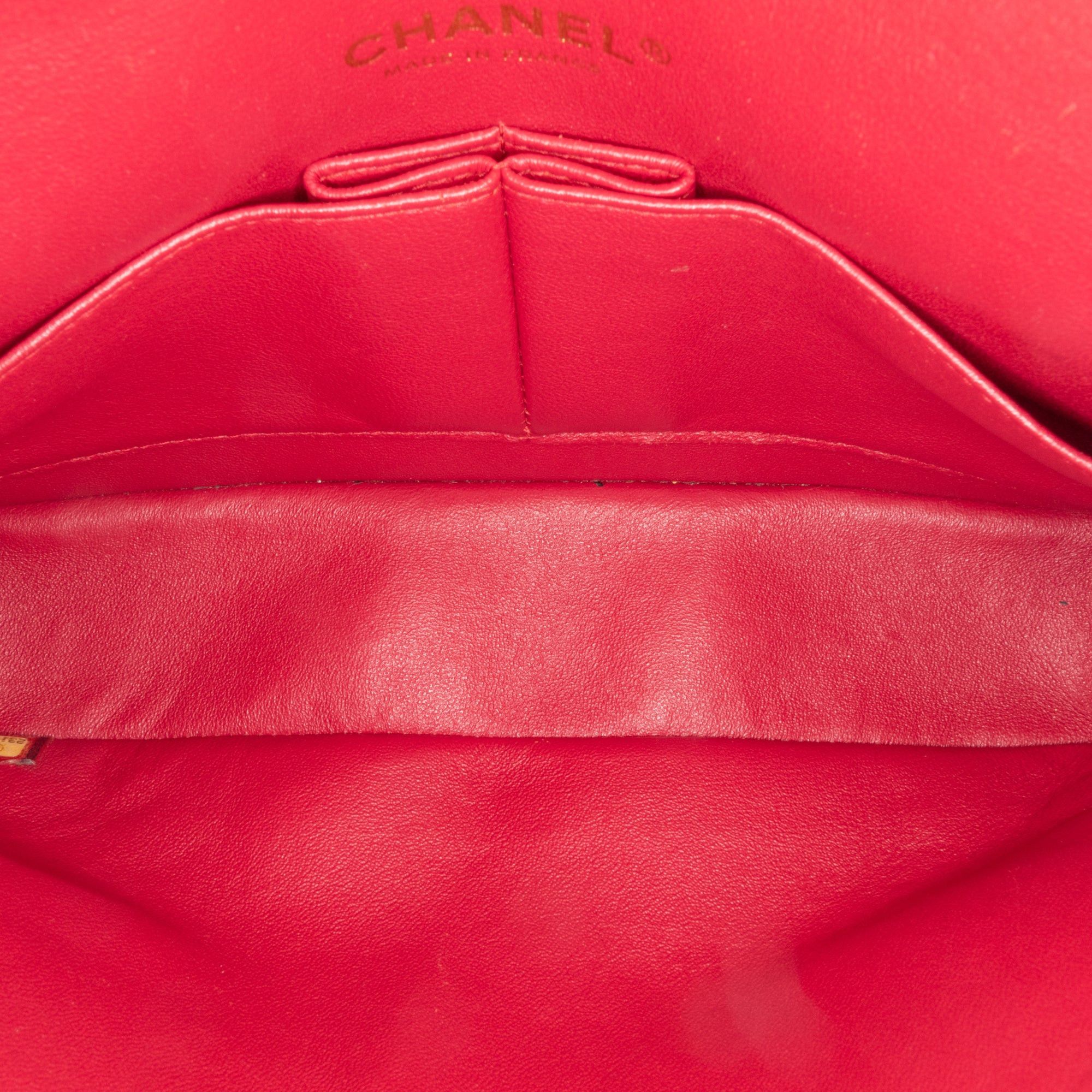 Chanel Chanel Medium Classic Lambskin Double Flap Pink Size ONE SIZE - 4 Thumbnail