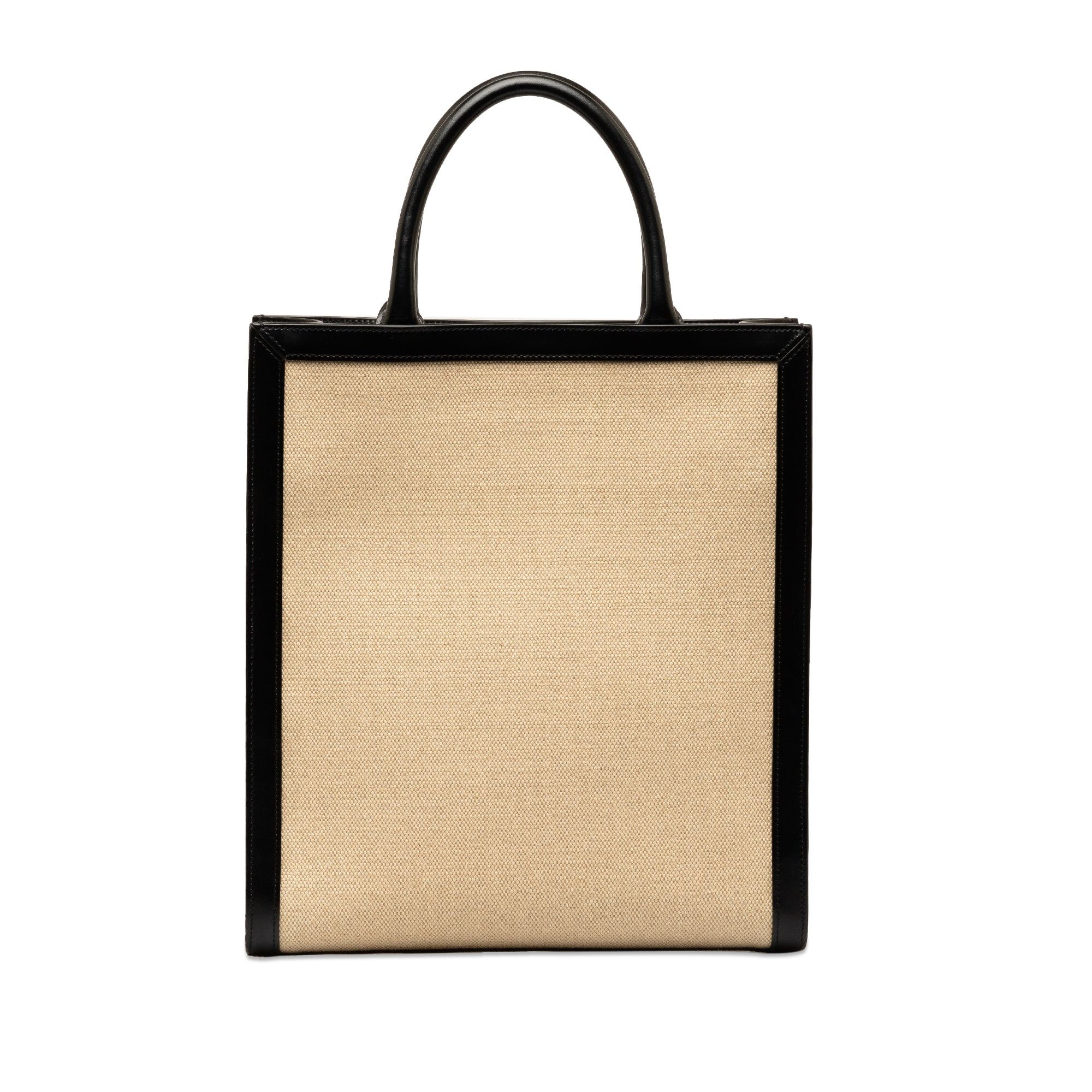 Celine Celine Small Vertical Cabas Satchel Brown Size ONE SIZE - 3 Thumbnail
