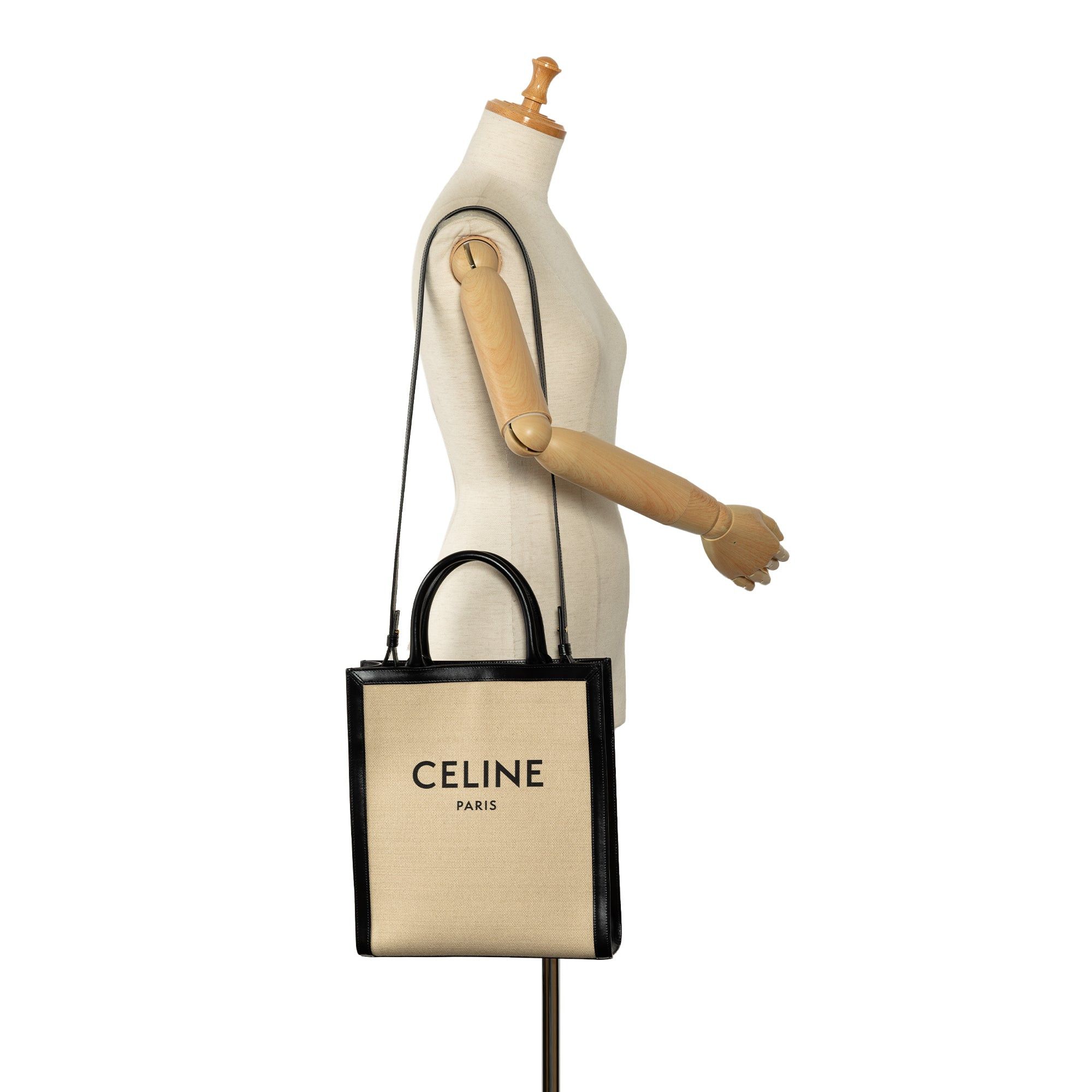 Celine Celine Small Vertical Cabas Satchel Brown Size ONE SIZE - 11 Thumbnail