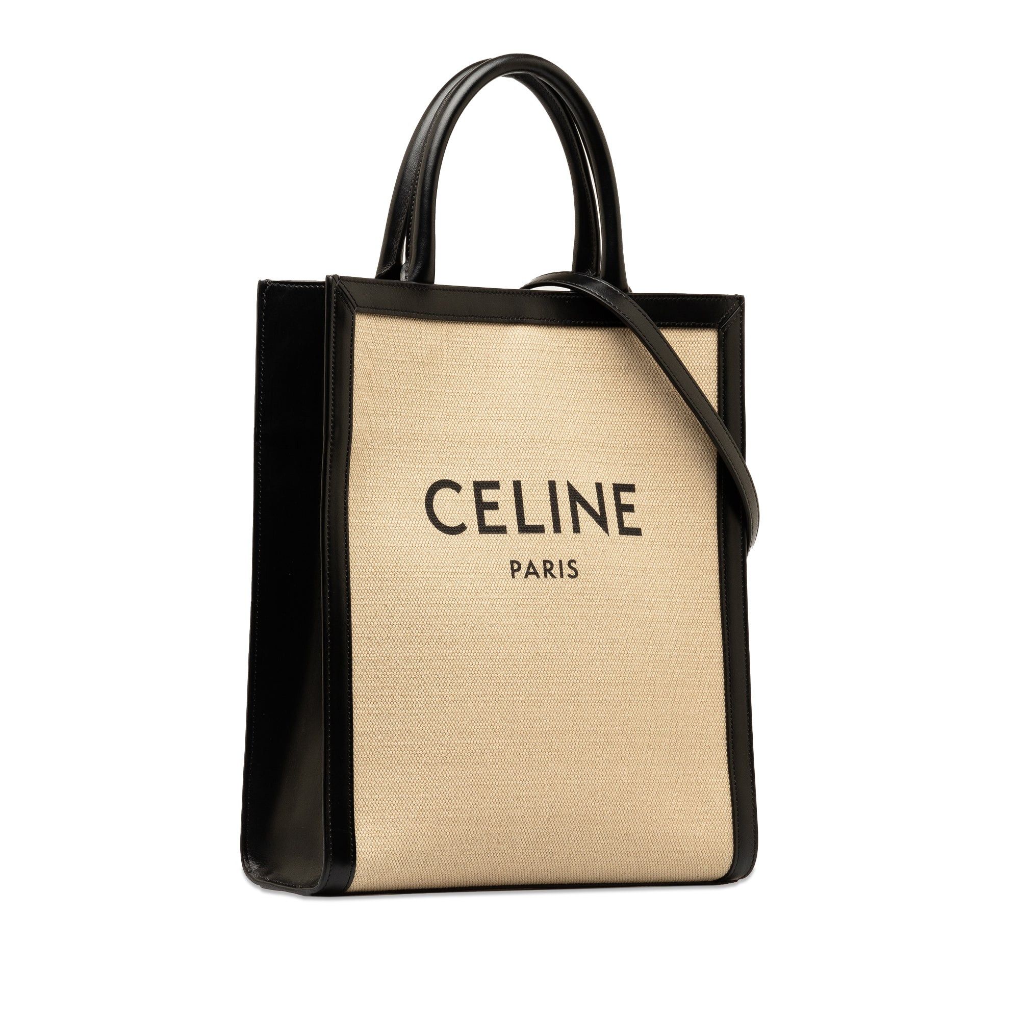 Celine Celine Small Vertical Cabas Satchel Brown Size ONE SIZE - 2 Thumbnail
