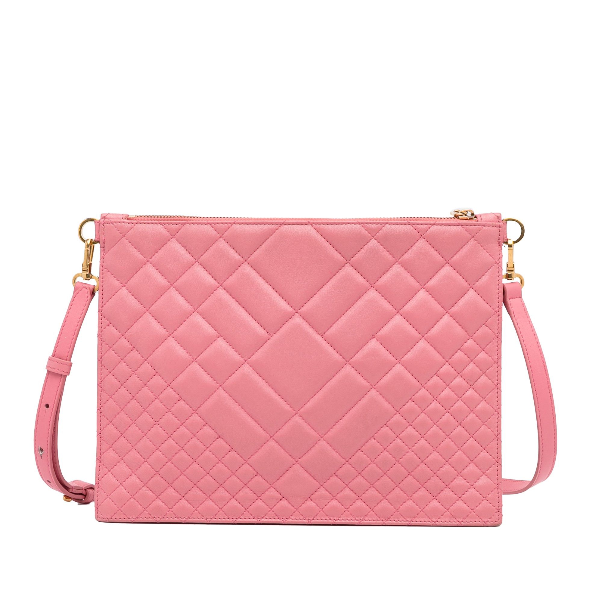Versace Versace Quilted Medusa Crossbody Pink Size ONE SIZE - 4 Thumbnail