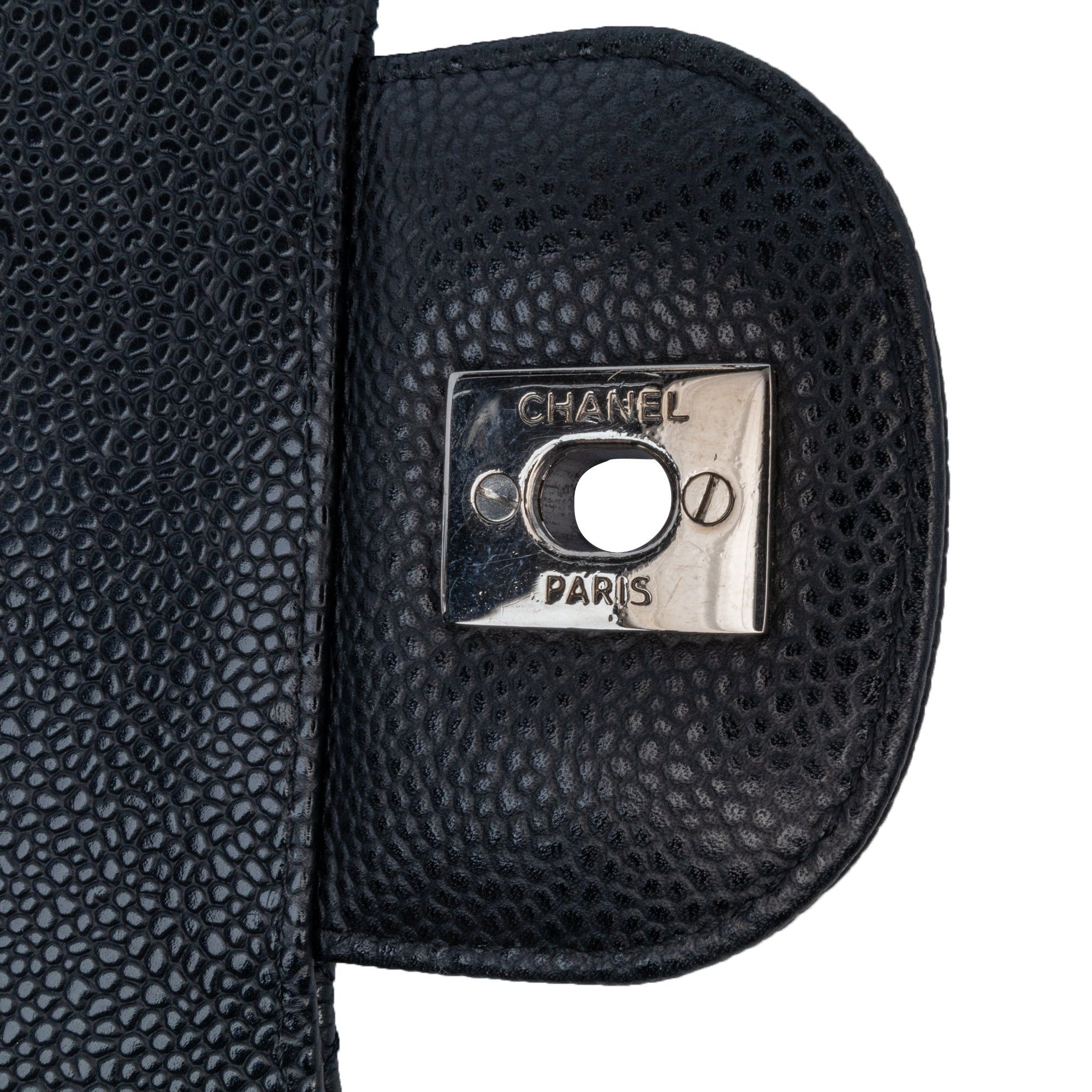 Chanel Chanel Jumbo Classic Caviar Double Flap Black Size ONE SIZE - 10 Thumbnail