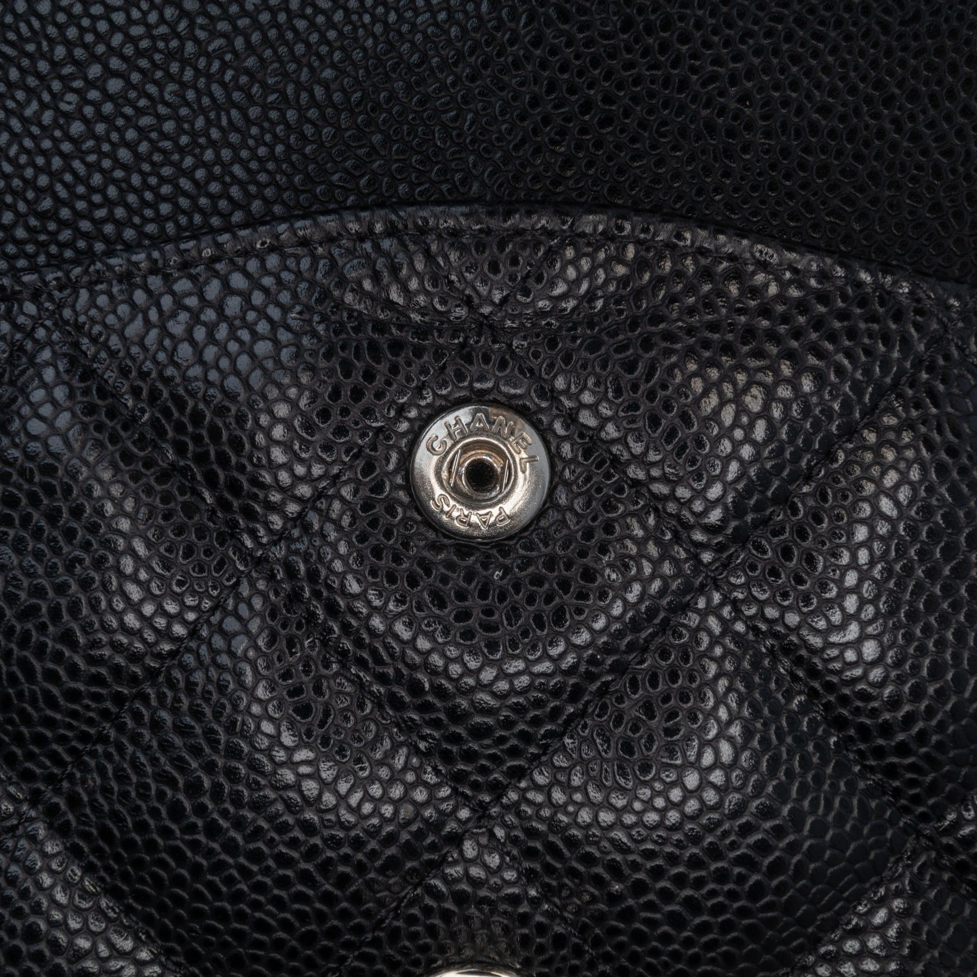 Chanel Chanel Jumbo Classic Caviar Double Flap Black Size ONE SIZE - 6 Thumbnail