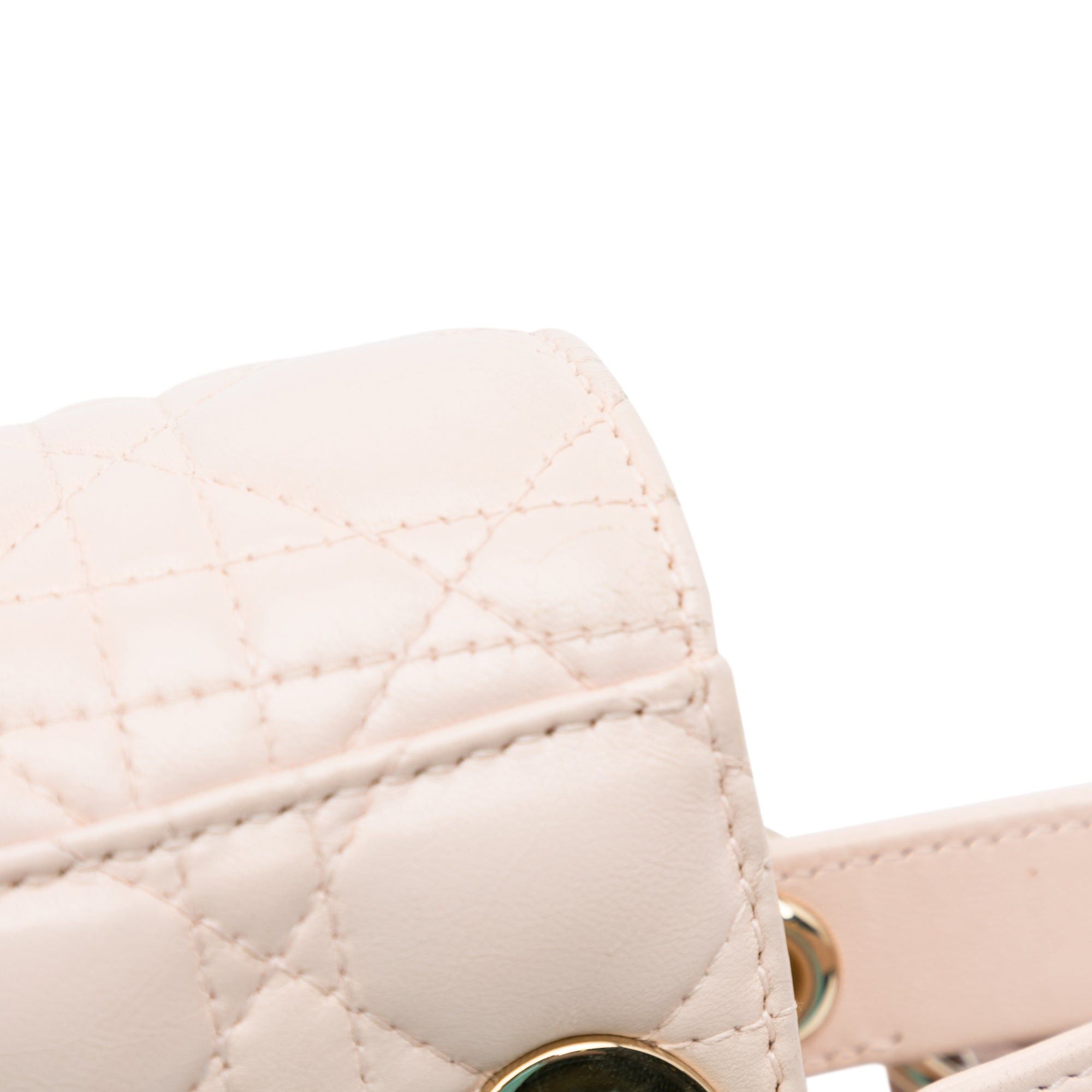 Dior Dior Small Lambskin Cannage My ABCDior Lady Dior Pink Size ONE SIZE - 10 Thumbnail