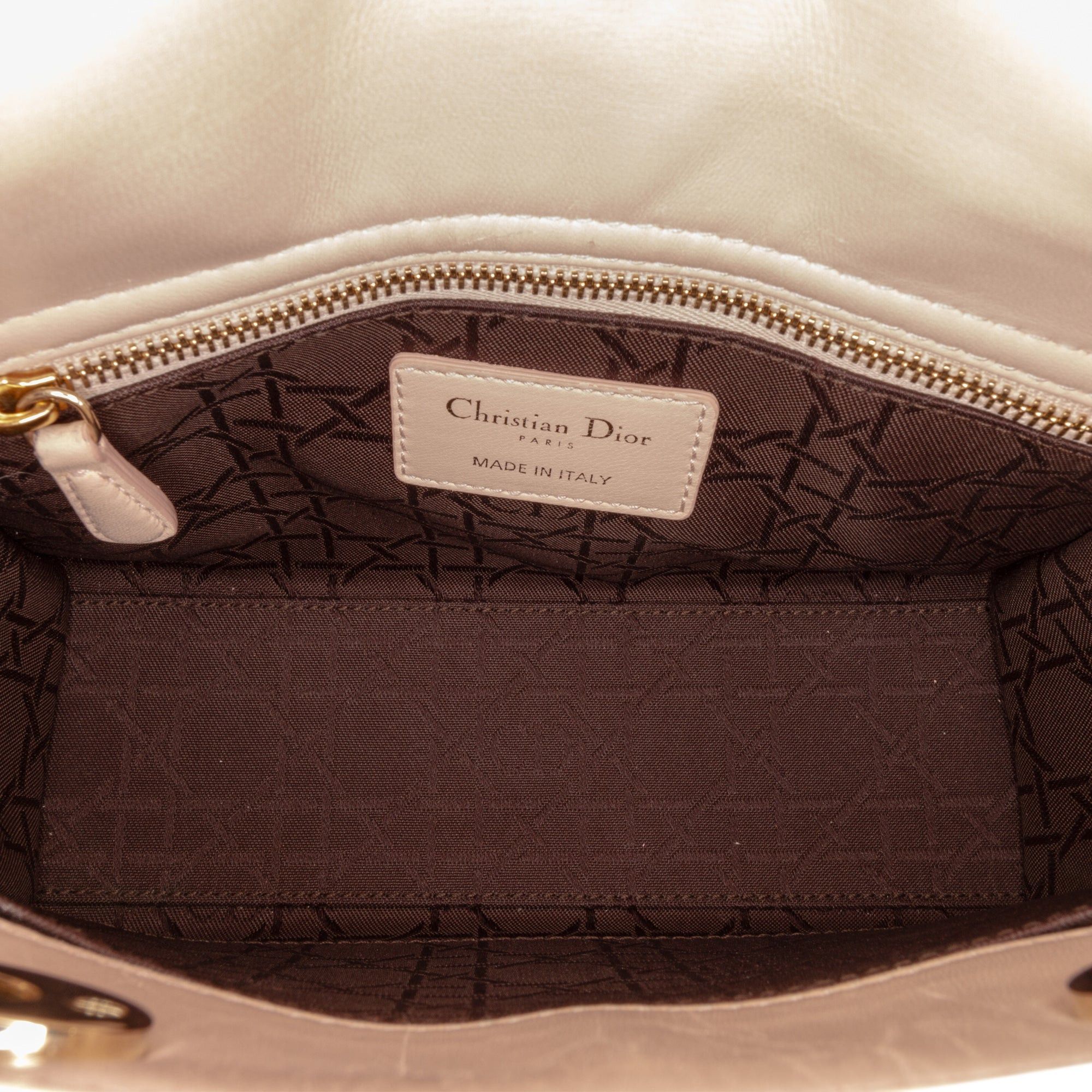 Dior Dior Small Lambskin Cannage My ABCDior Lady Dior Pink Size ONE SIZE - 6 Thumbnail