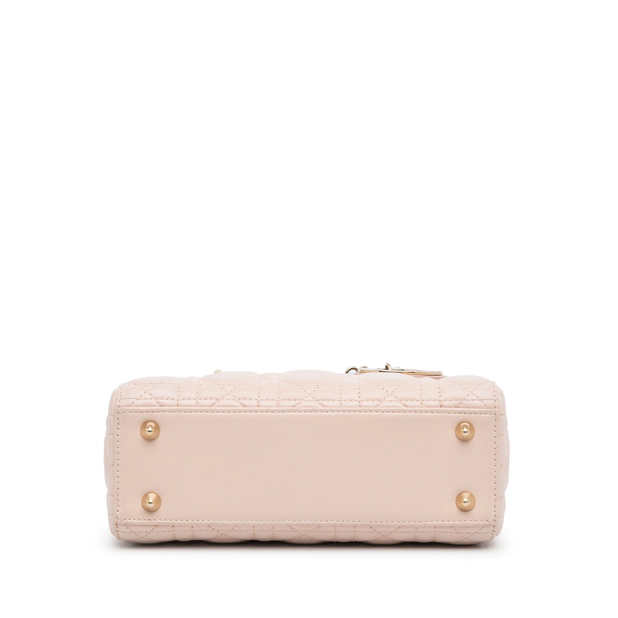 Dior Dior Small Lambskin Cannage My ABCDior Lady Dior Pink Size ONE SIZE - 5 Thumbnail