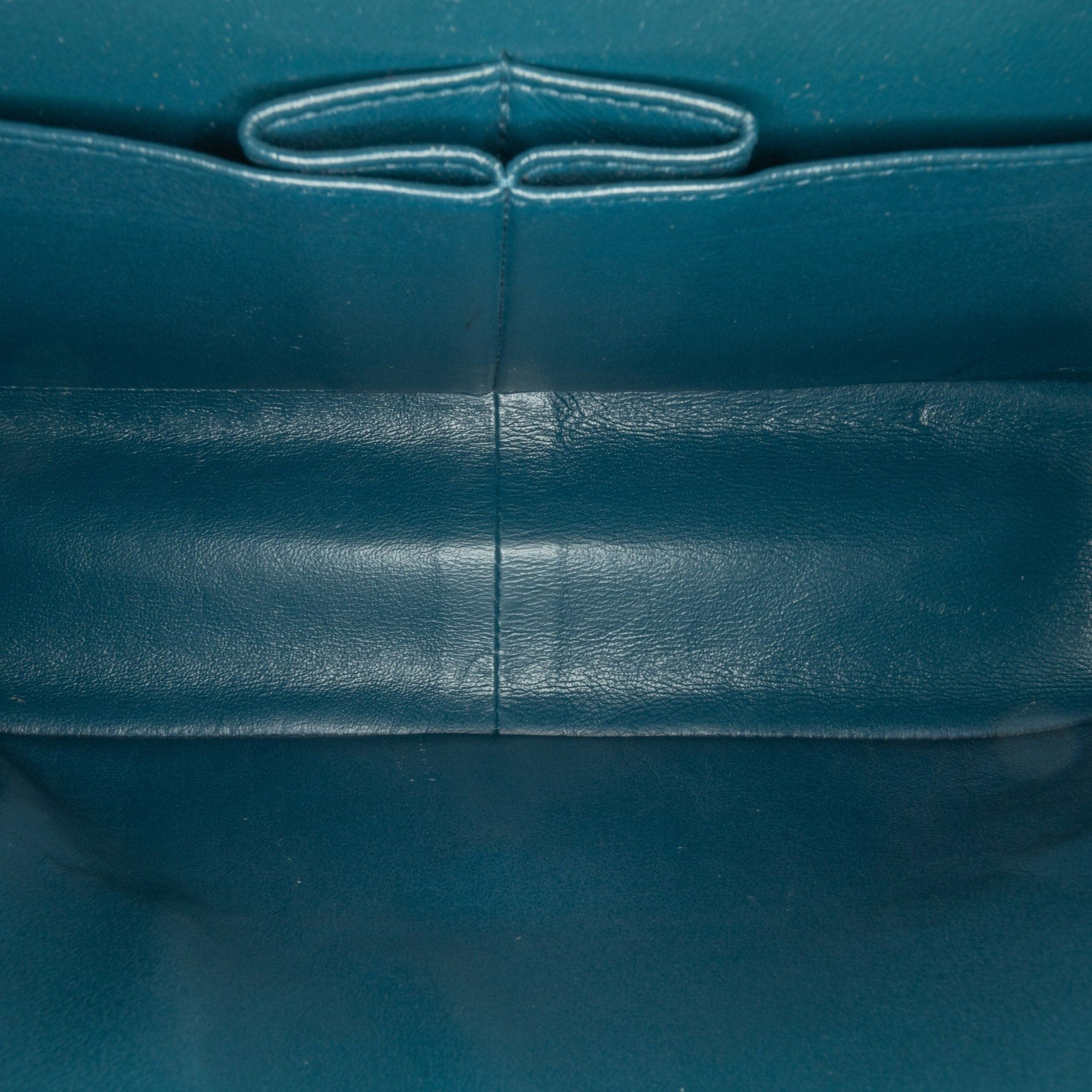 Chanel Chanel Jumbo Classic Lambskin Double Flap Blue Size ONE SIZE - 5 Thumbnail