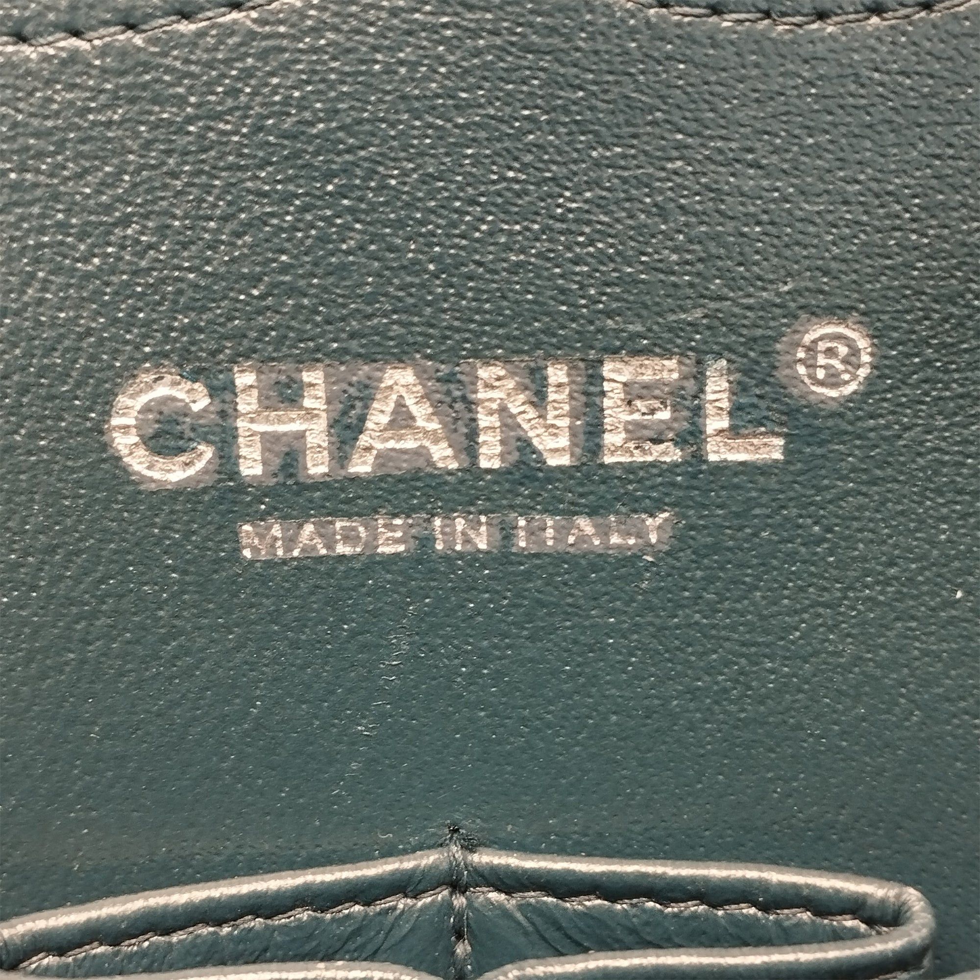 Chanel Chanel Jumbo Classic Lambskin Double Flap Blue Size ONE SIZE - 7 Thumbnail