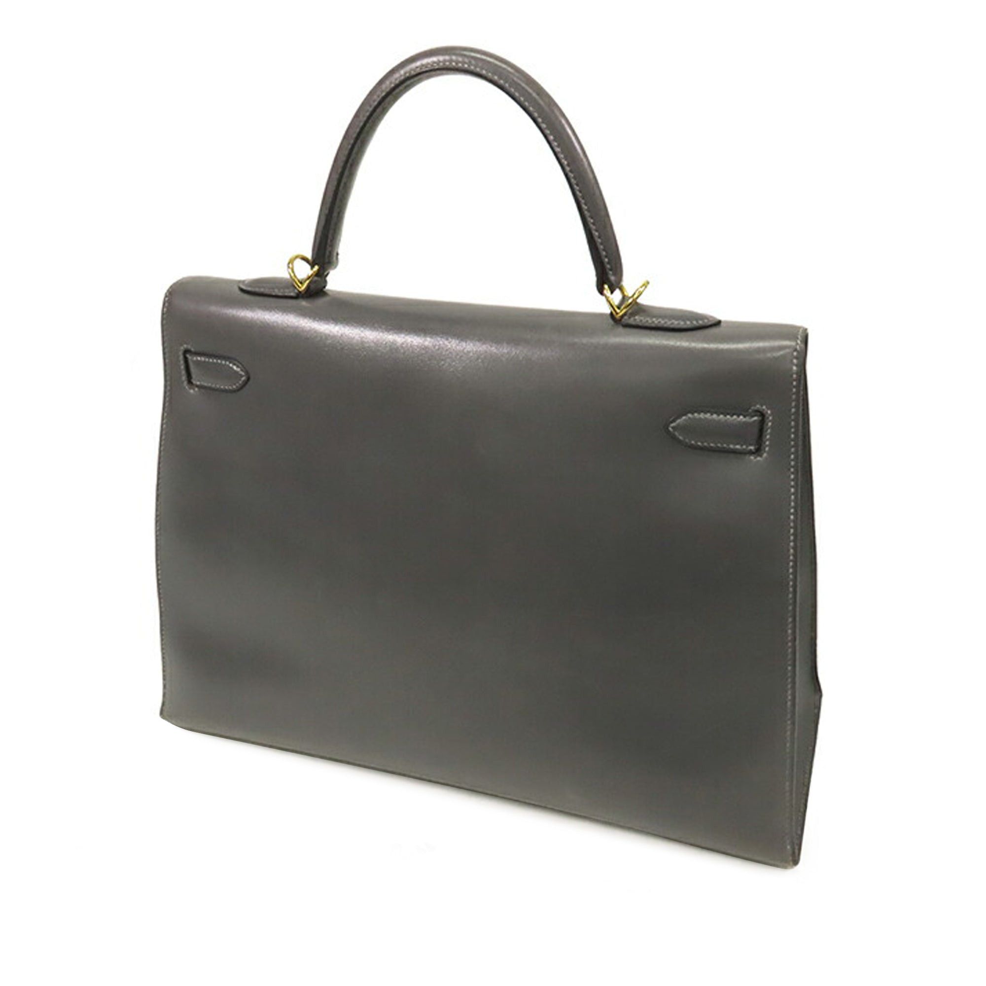 Hermes Hermès Box Calf Kelly II Sellier 35 Black Size ONE SIZE - 2 Thumbnail