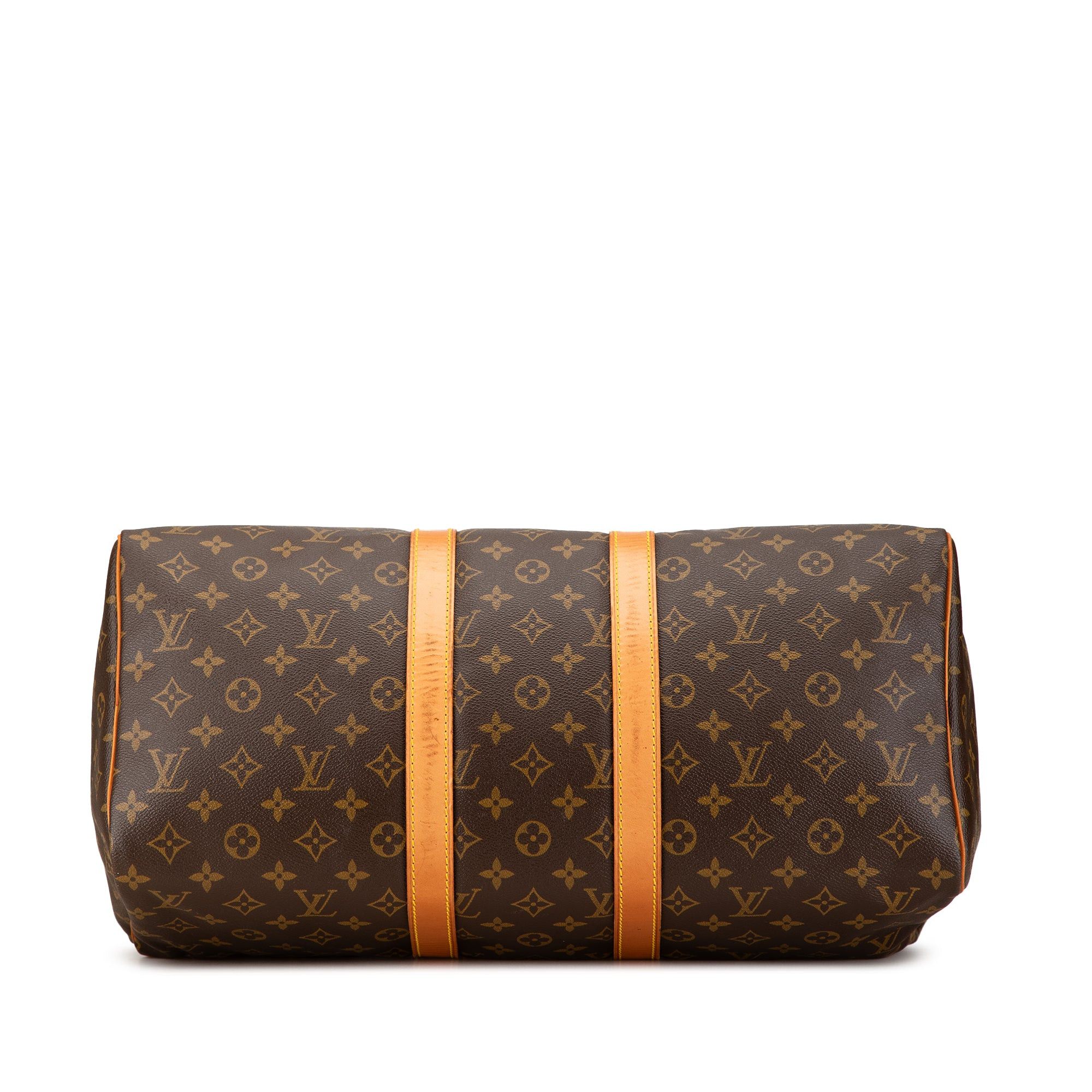 Louis Vuitton Louis Vuitton Monogram Keepall 45 Brown Size ONE SIZE - 3 Thumbnail