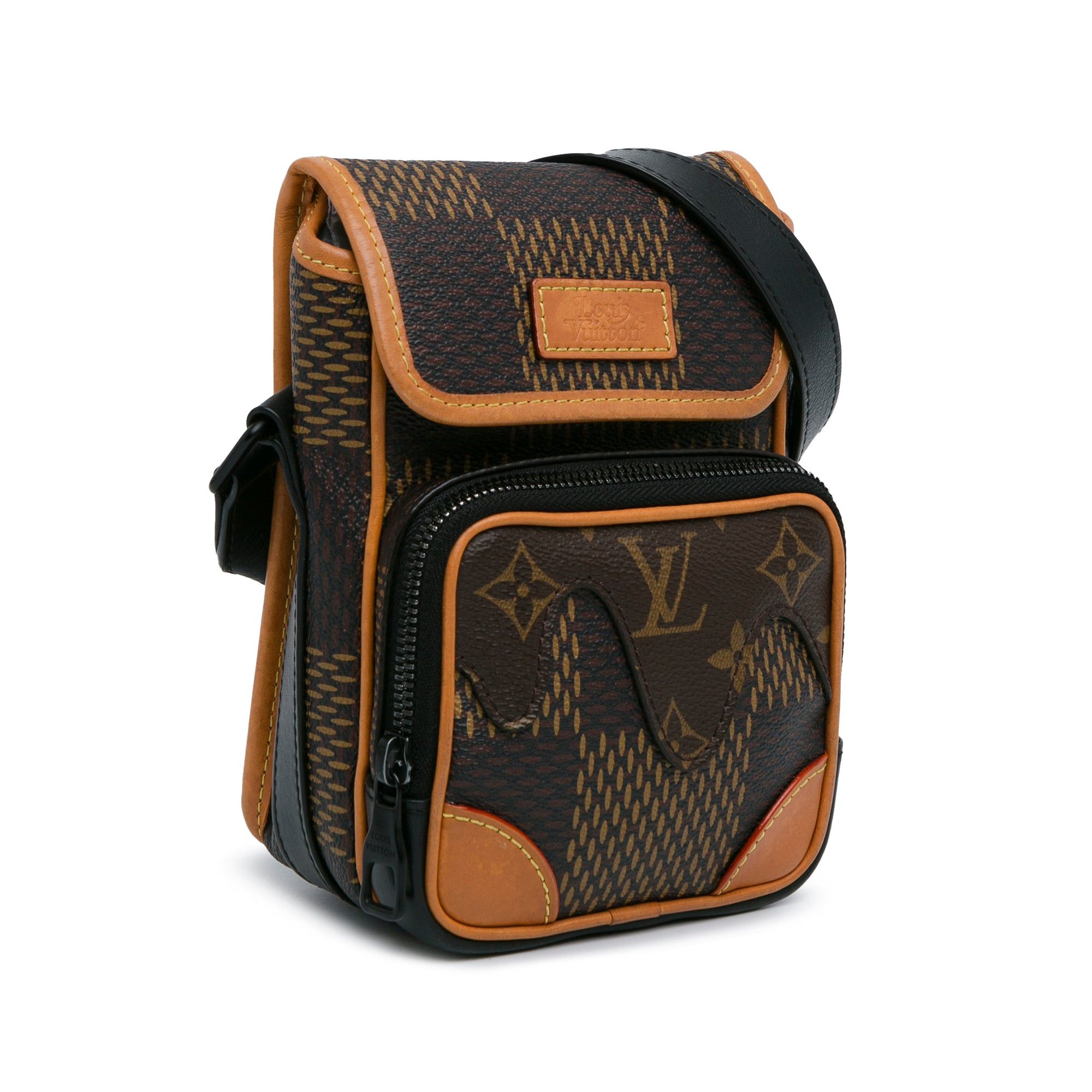 Louis Vuitton Louis Vuitton Nigo Giant Damier Ebene Monogram Nano Amazone Brown Size ONE SIZE - 2 Thumbnail