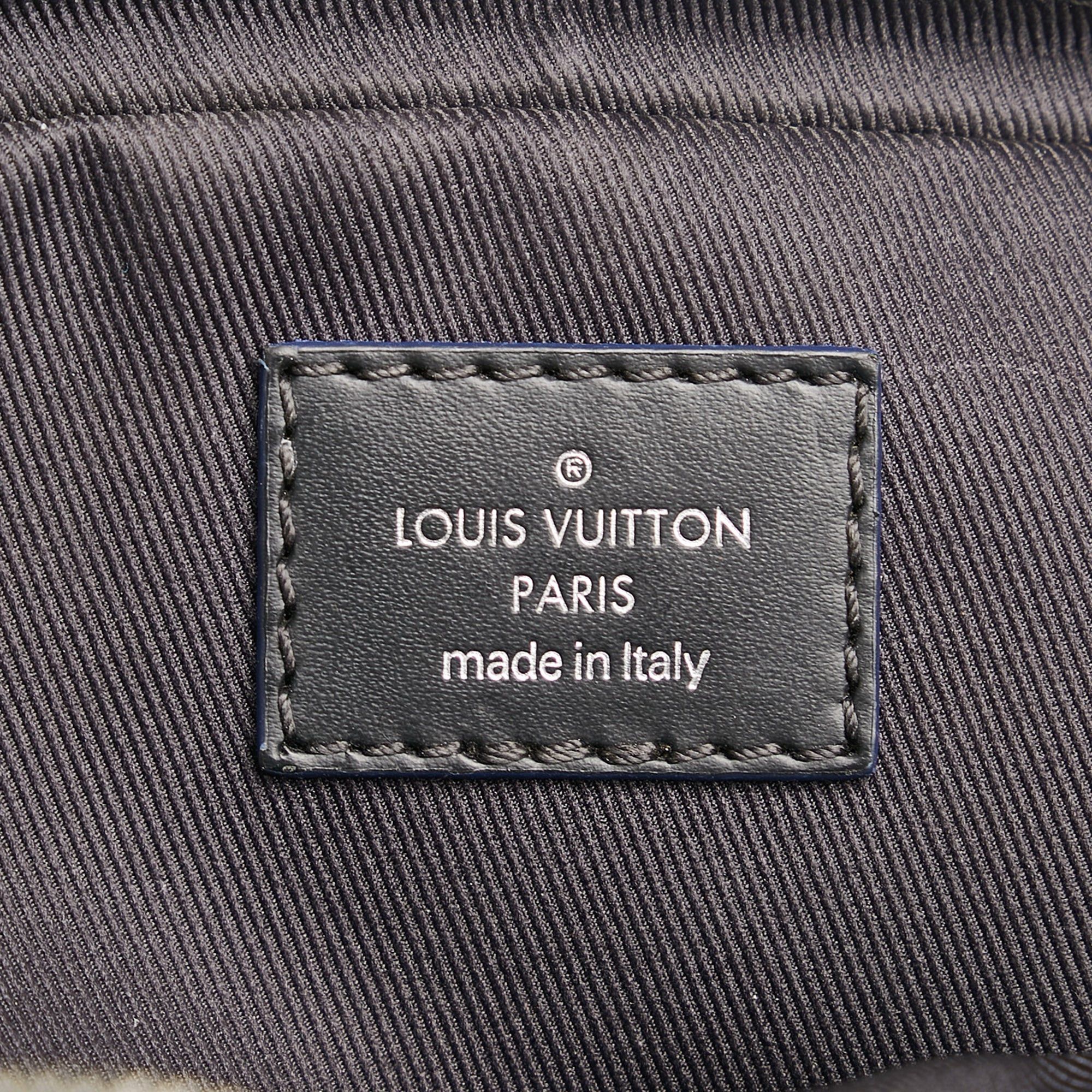Louis Vuitton Louis Vuitton Damier Graphite Renaissance Map Danube Slim PM Black Size ONE SIZE - 6 Thumbnail