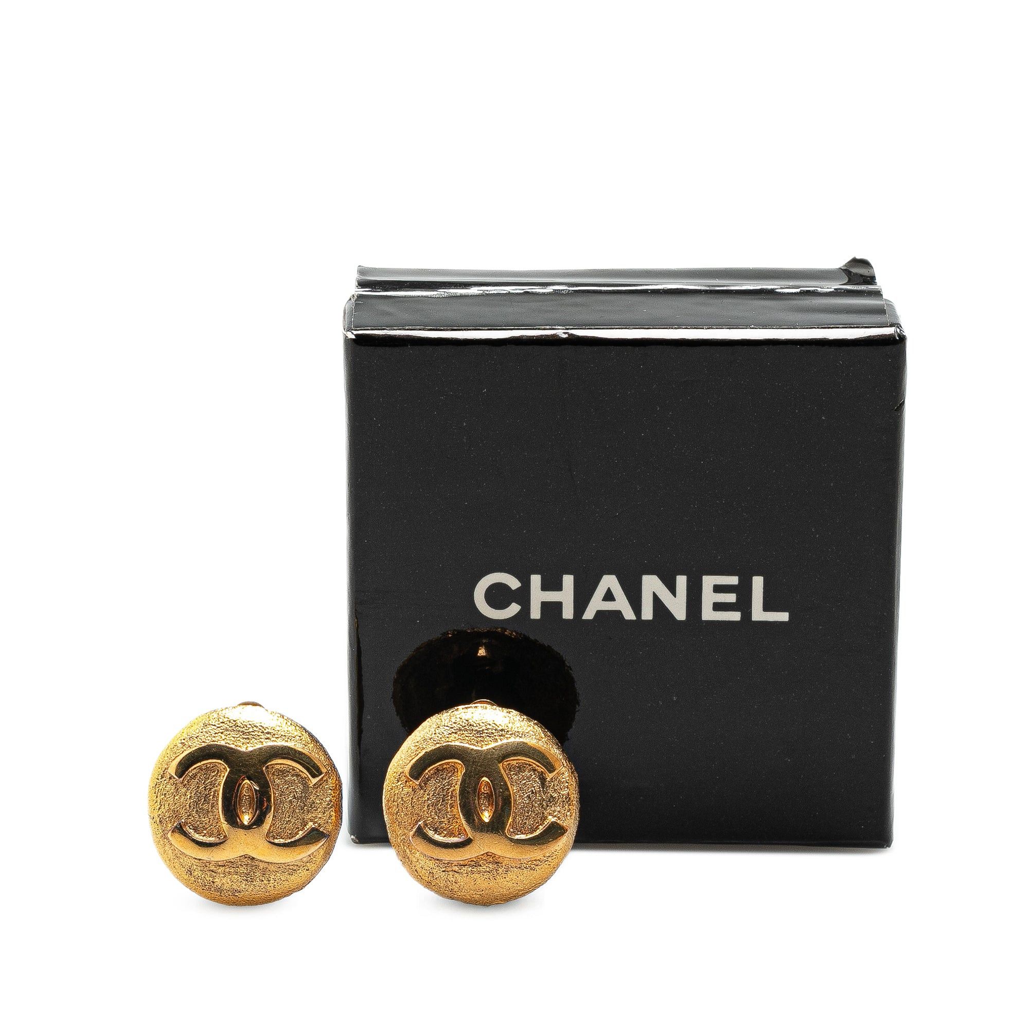 Chanel Chanel Gold Plated CC Clip On Earrings Gold Size ONE SIZE - 4 Thumbnail