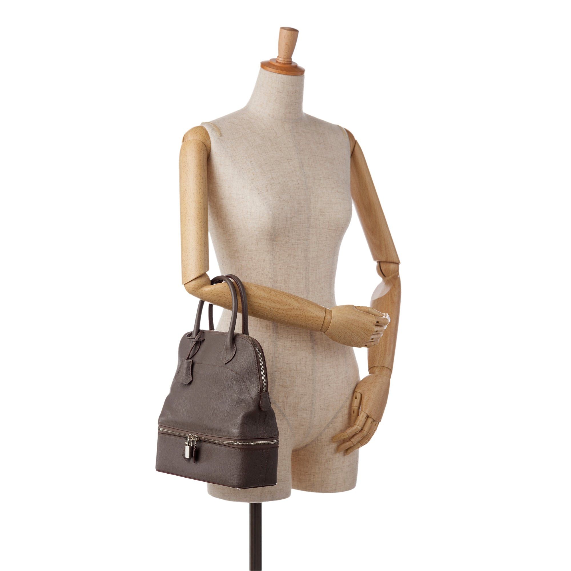 Hermes Hermès Bolide Secret Handbag Gray Size ONE SIZE - 10 Thumbnail
