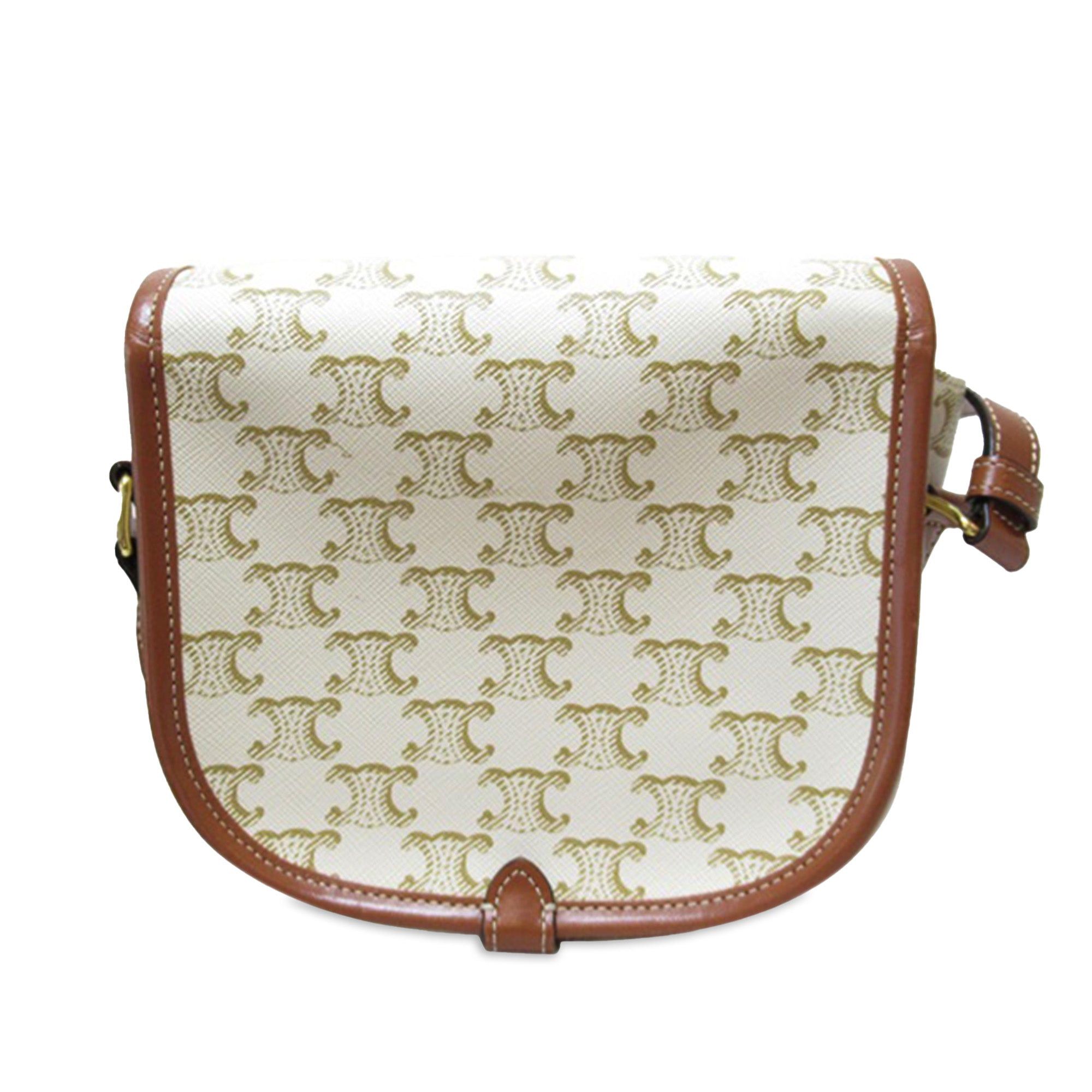 Celine Celine Monogram Triomphe Crossbody White Size ONE SIZE - 3 Thumbnail