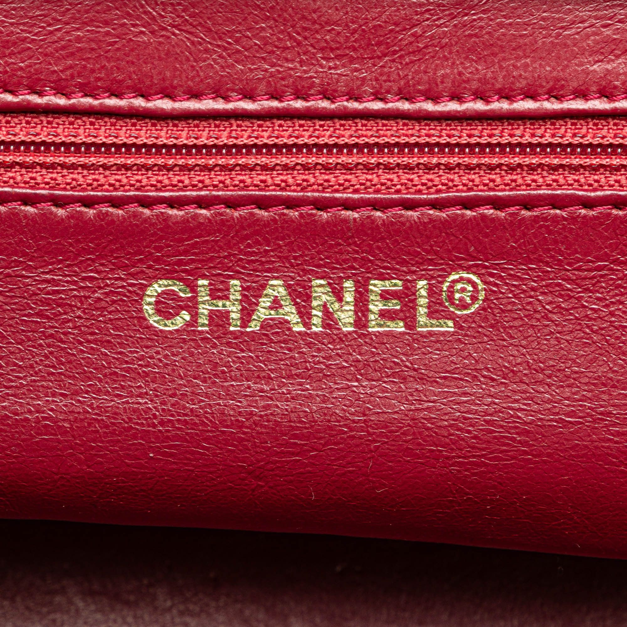 Chanel Chanel Caviar Grand Shopping Tote Red Size ONE SIZE - 5 Thumbnail