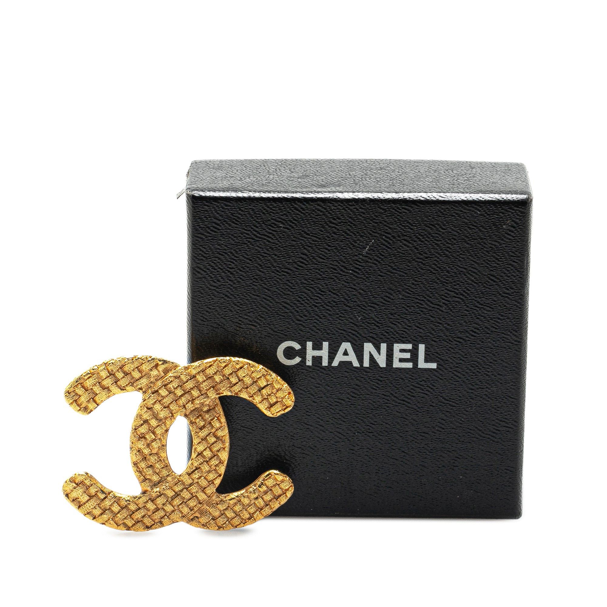 Chanel Chanel Gold Plated CC Brooch Gold Size ONE SIZE - 6 Thumbnail