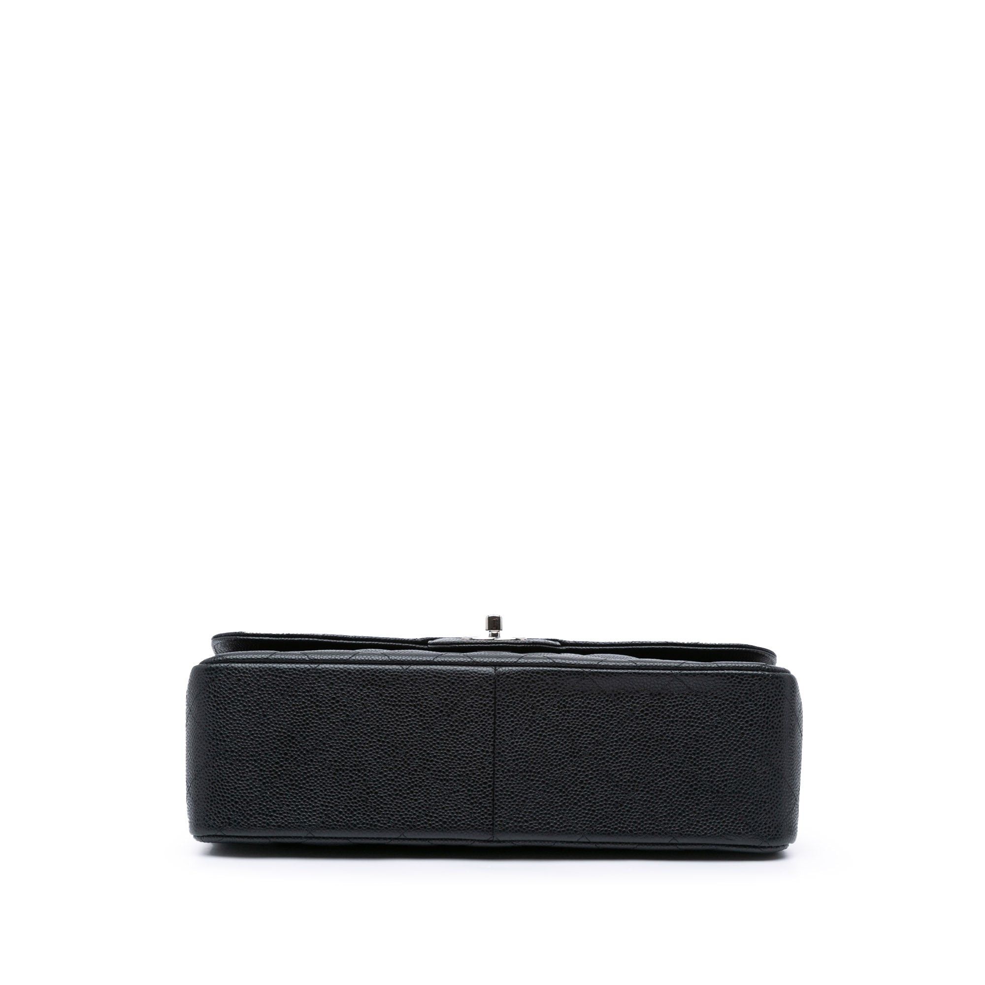 Chanel Chanel Jumbo Classic Caviar Double Flap Black Size ONE SIZE - 3 Thumbnail