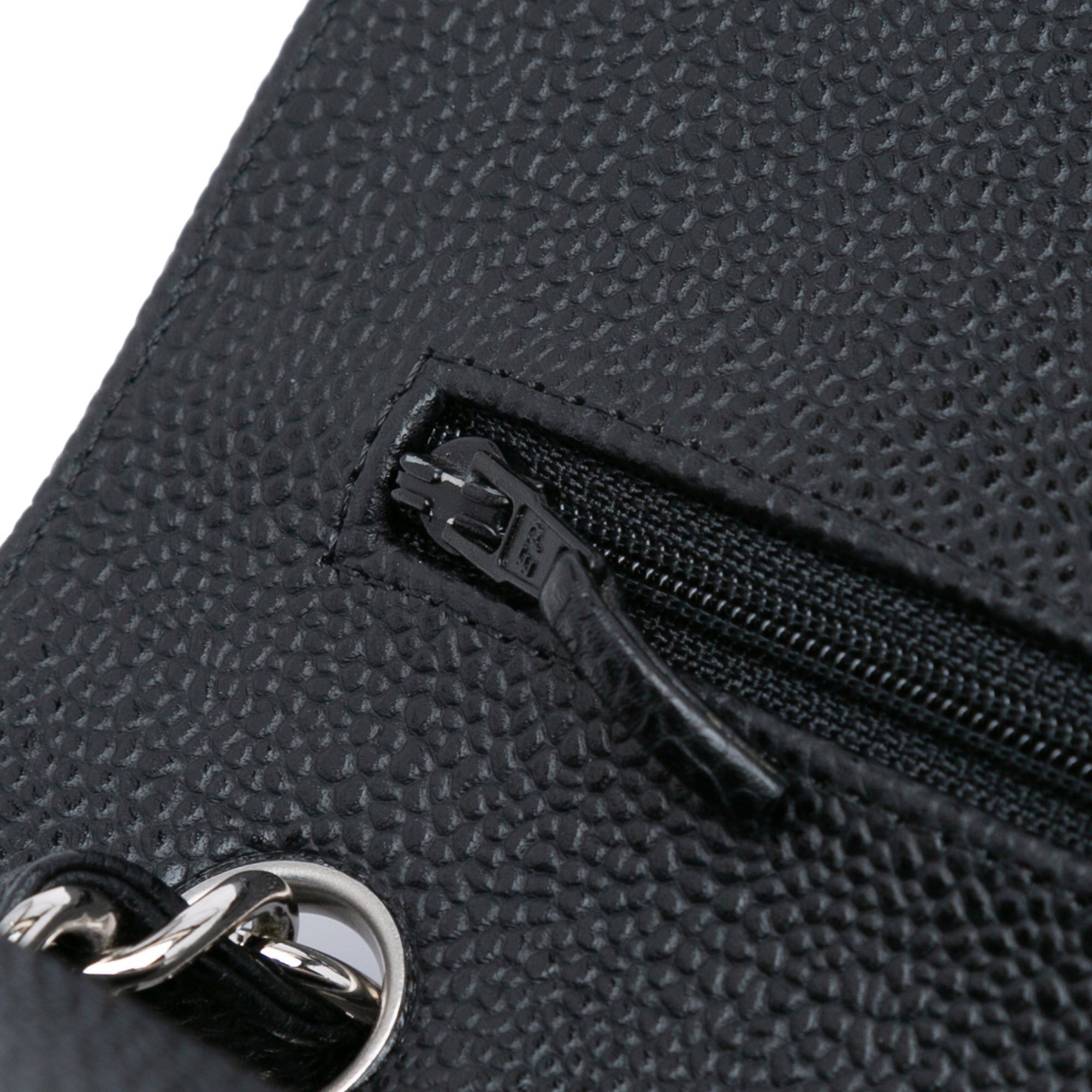 Chanel Chanel Jumbo Classic Caviar Double Flap Black Size ONE SIZE - 10 Thumbnail