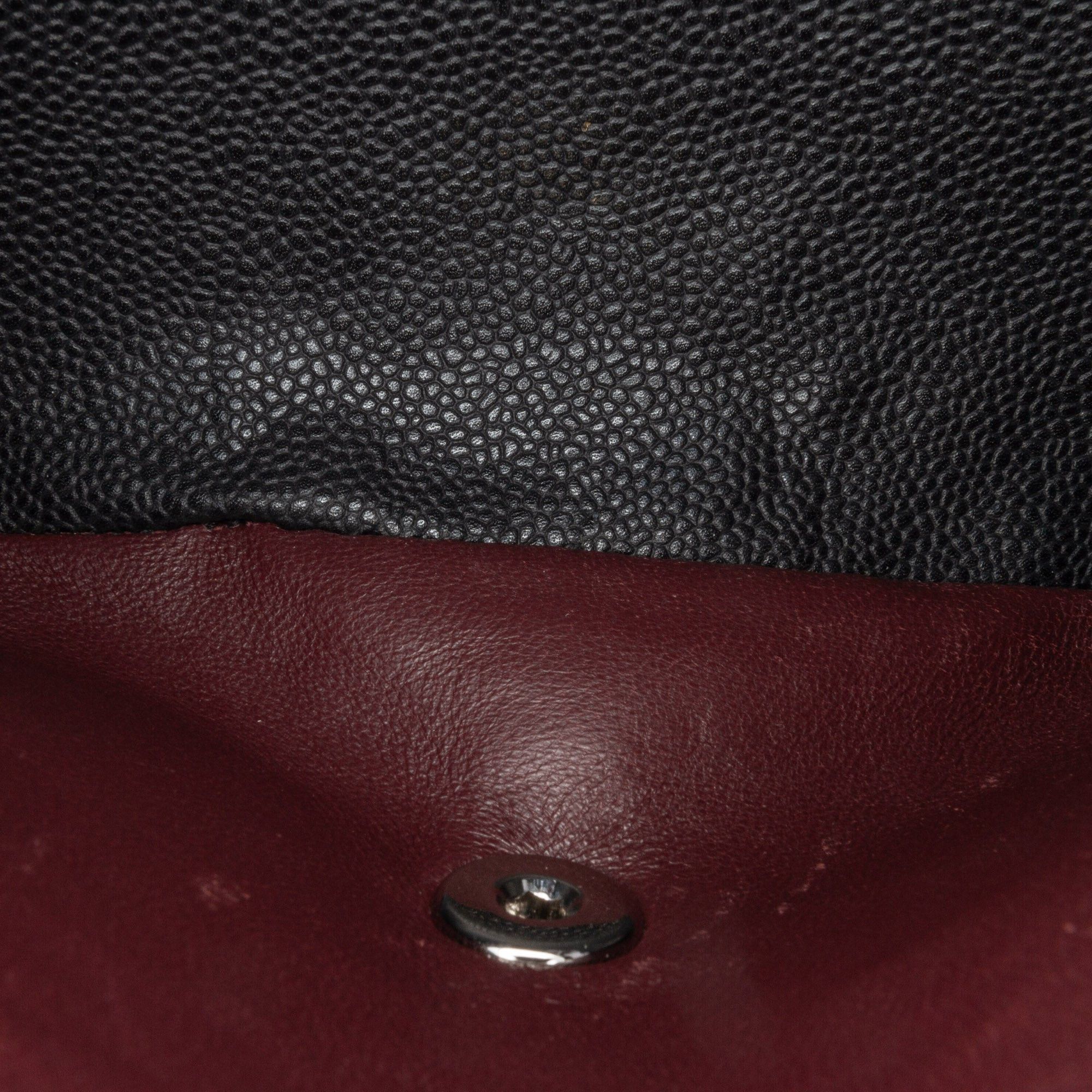 Chanel Chanel Jumbo Classic Caviar Double Flap Black Size ONE SIZE - 5 Thumbnail