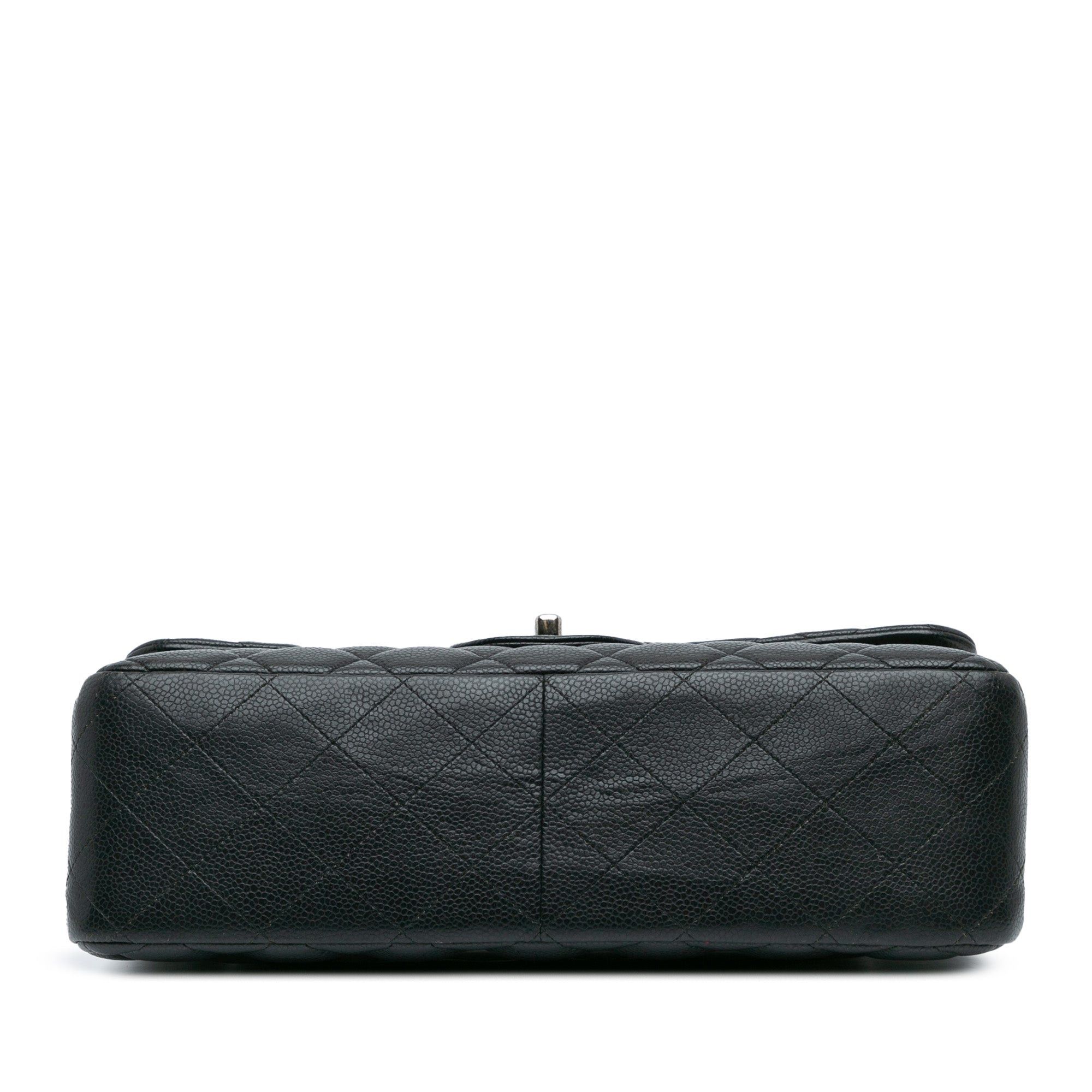 Chanel Chanel Jumbo Classic Caviar Double Flap Black Size ONE SIZE - 3 Thumbnail