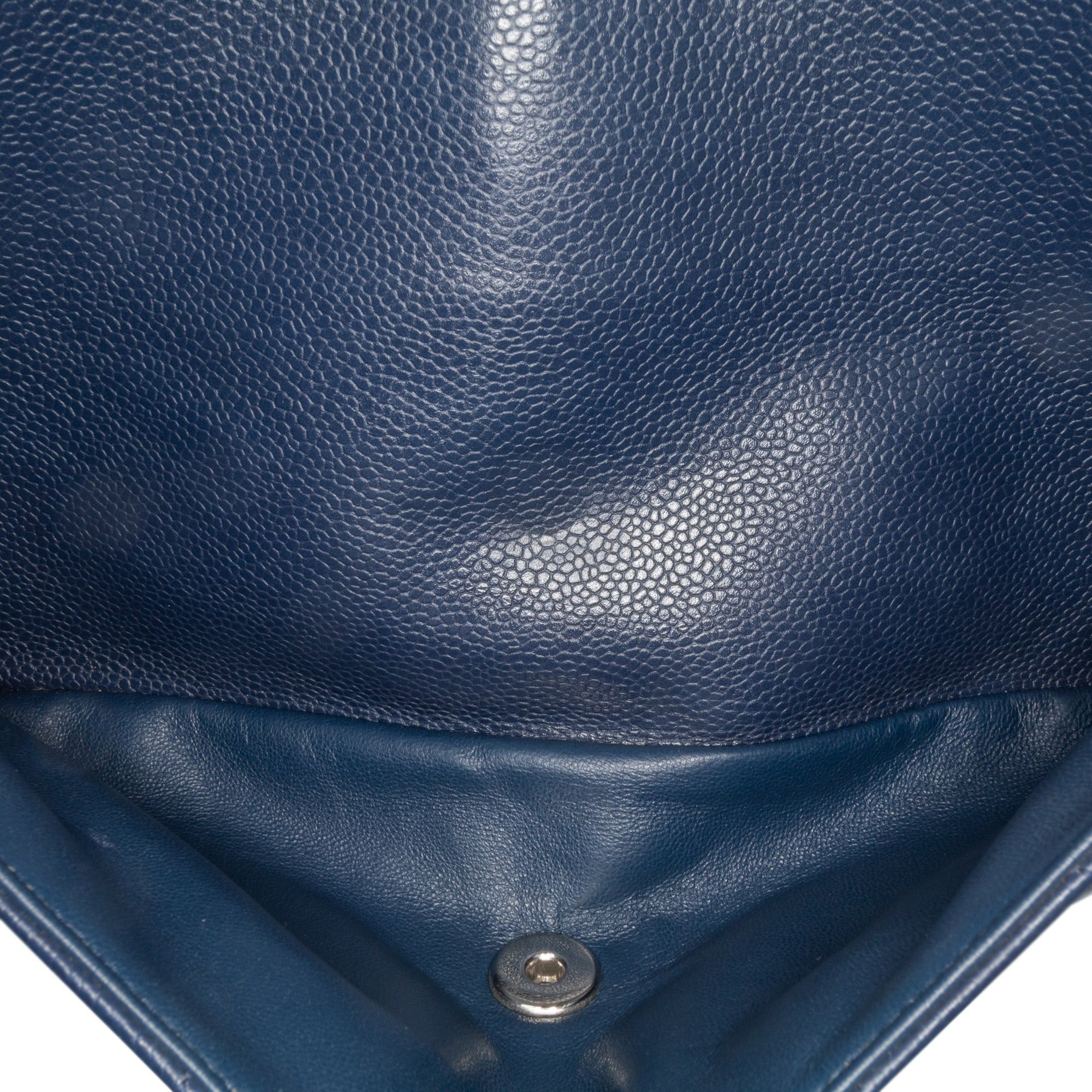 Chanel Chanel Jumbo Classic Caviar Double Flap Blue Size ONE SIZE - 5 Thumbnail