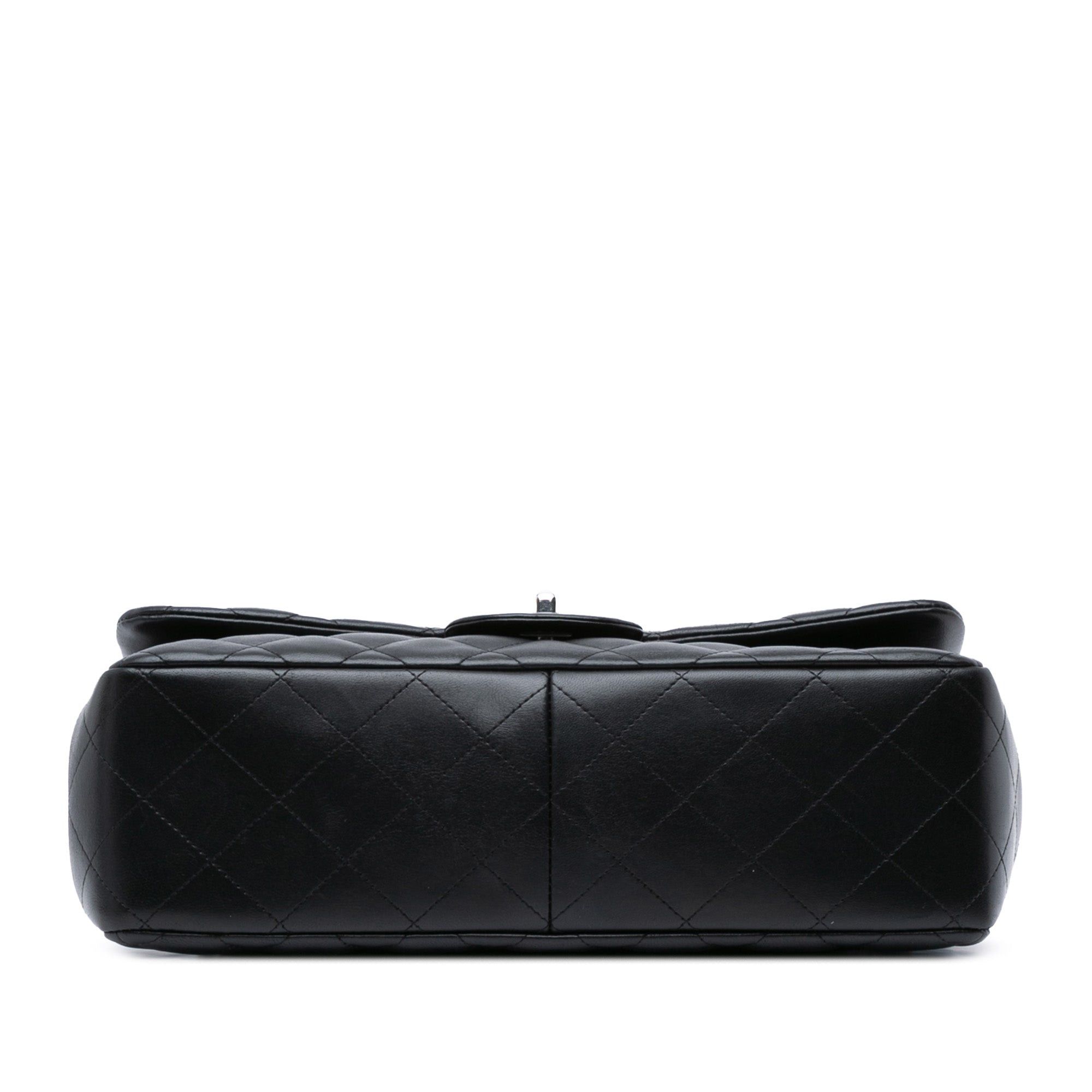 Chanel Chanel Jumbo Classic Lambskin Double Flap Black Size ONE SIZE - 3 Thumbnail