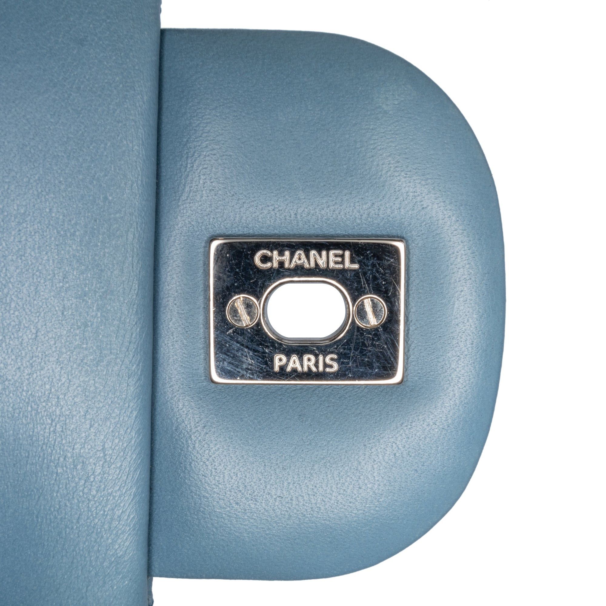 Chanel Chanel Jumbo Classic Lambskin Double Flap Blue Size ONE SIZE - 10 Thumbnail