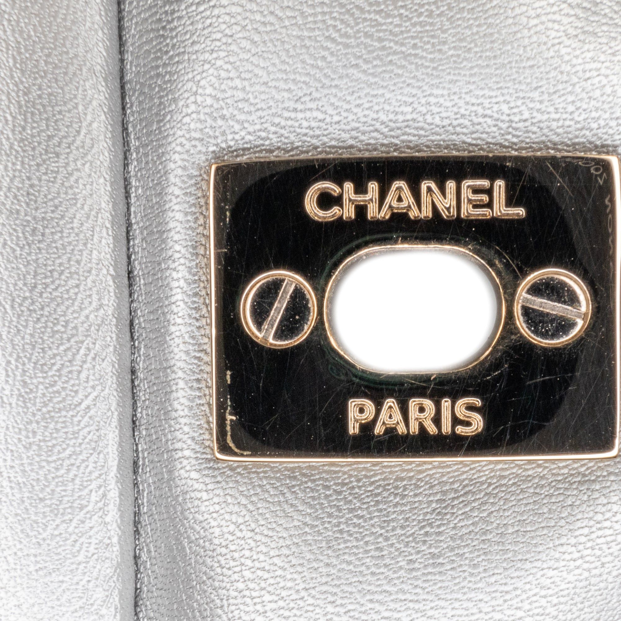 Chanel Chanel Medium Classic Nylon Cat Emoticon Double Flap White Size ONE SIZE - 9 Thumbnail