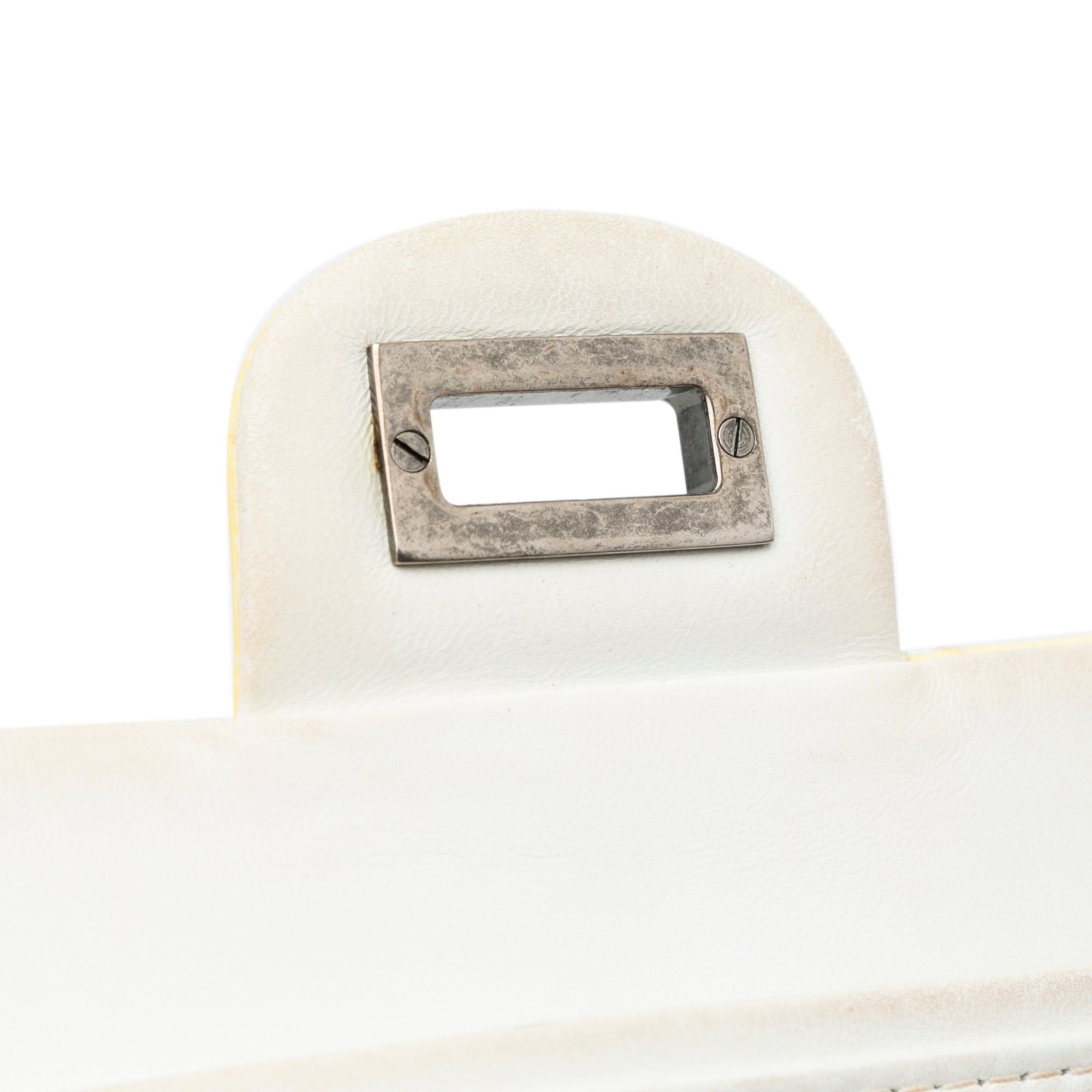 Chanel Chanel Mini Reissue Patent Flap Yellow Size ONE SIZE - 14 Thumbnail