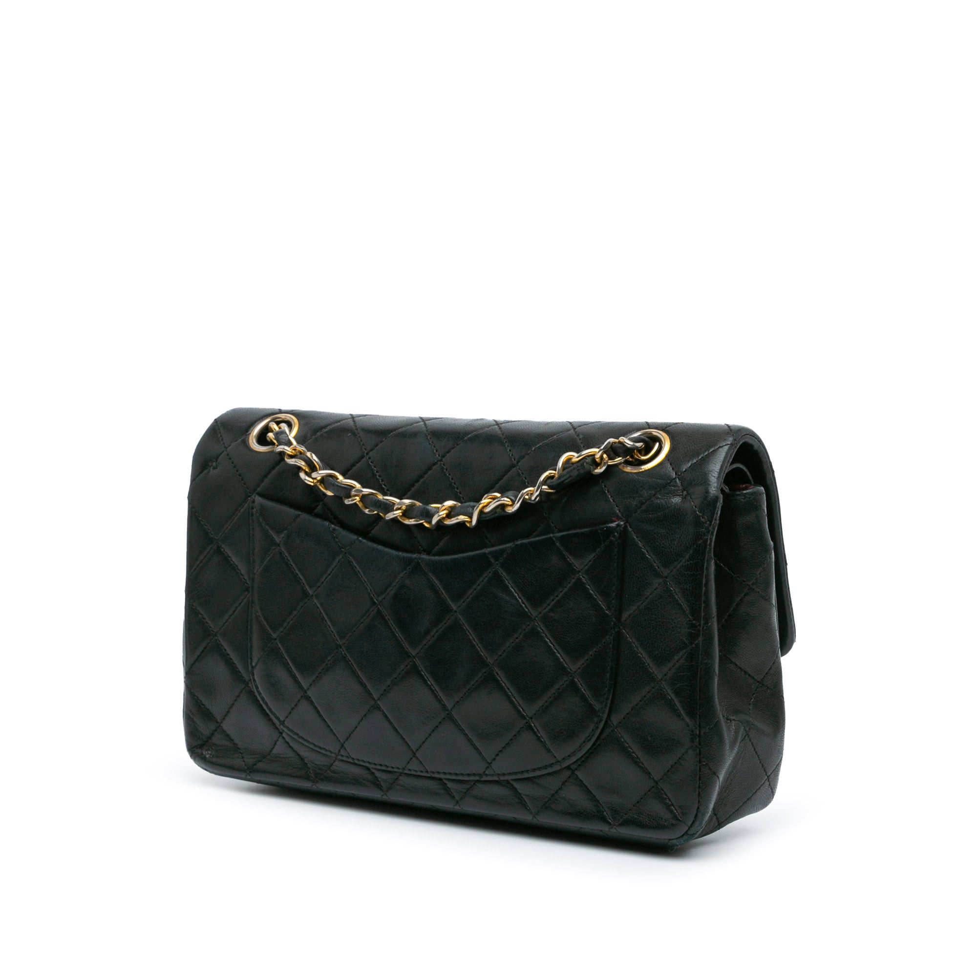 Chanel Chanel Small Classic Lambskin Double Flap Black Size ONE SIZE - 2 Thumbnail