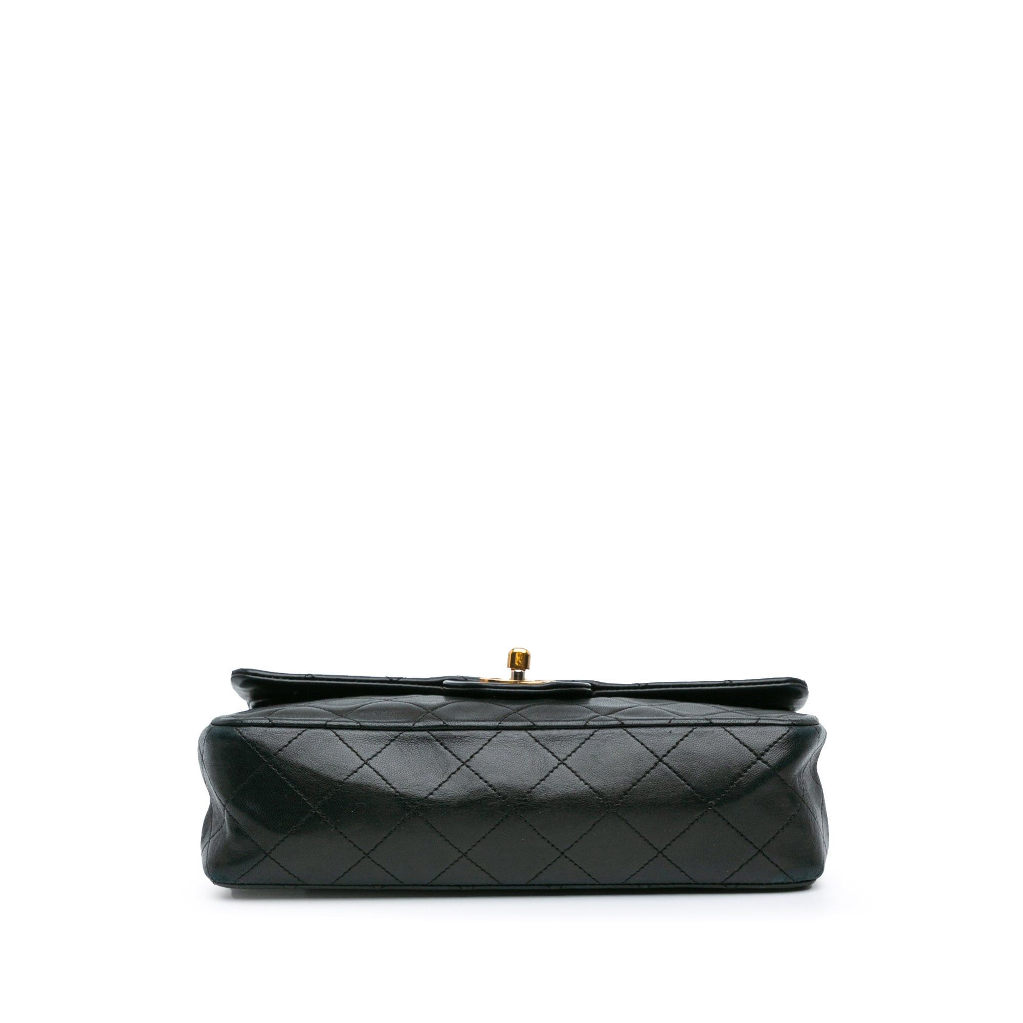 Chanel Chanel Small Classic Lambskin Double Flap Black Size ONE SIZE - 3 Thumbnail