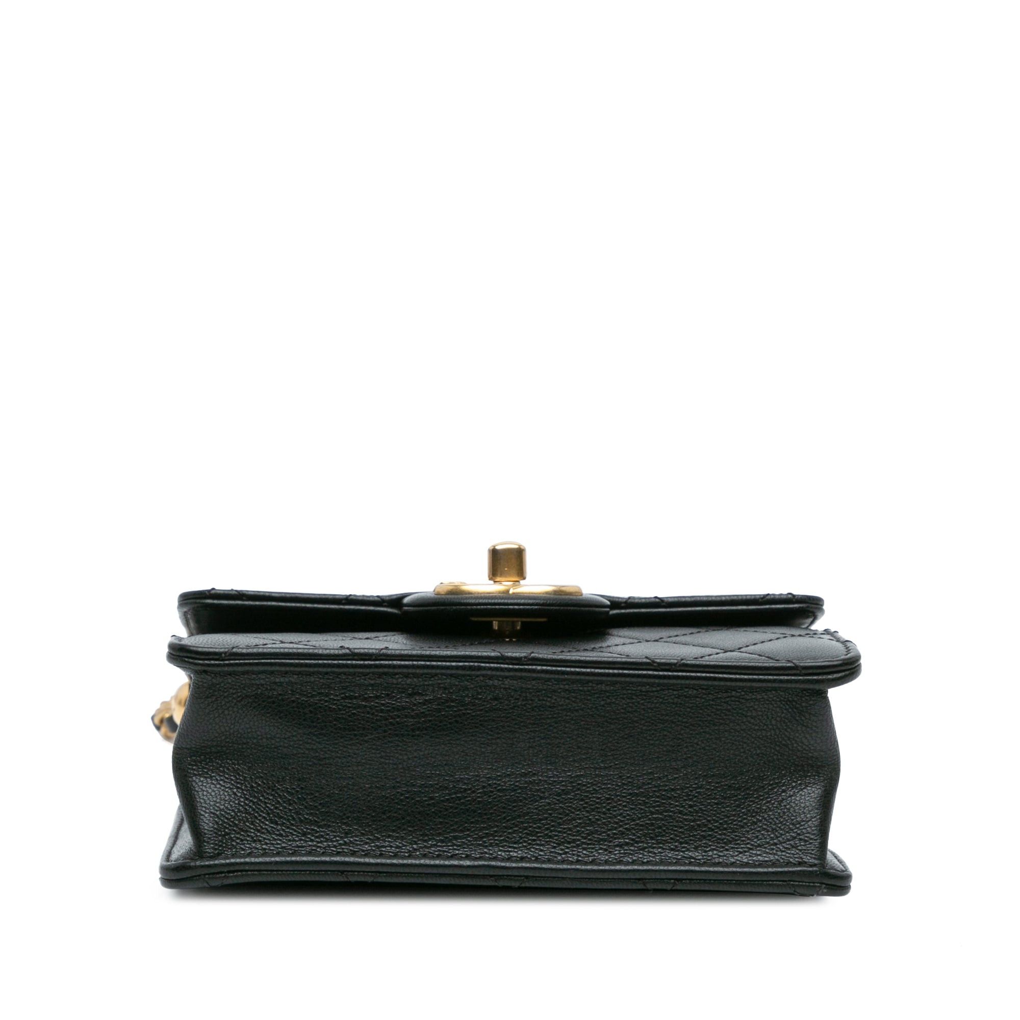 Chanel Chanel Small Lambskin Chic Pearls Flap Black Size ONE SIZE - 3 Thumbnail
