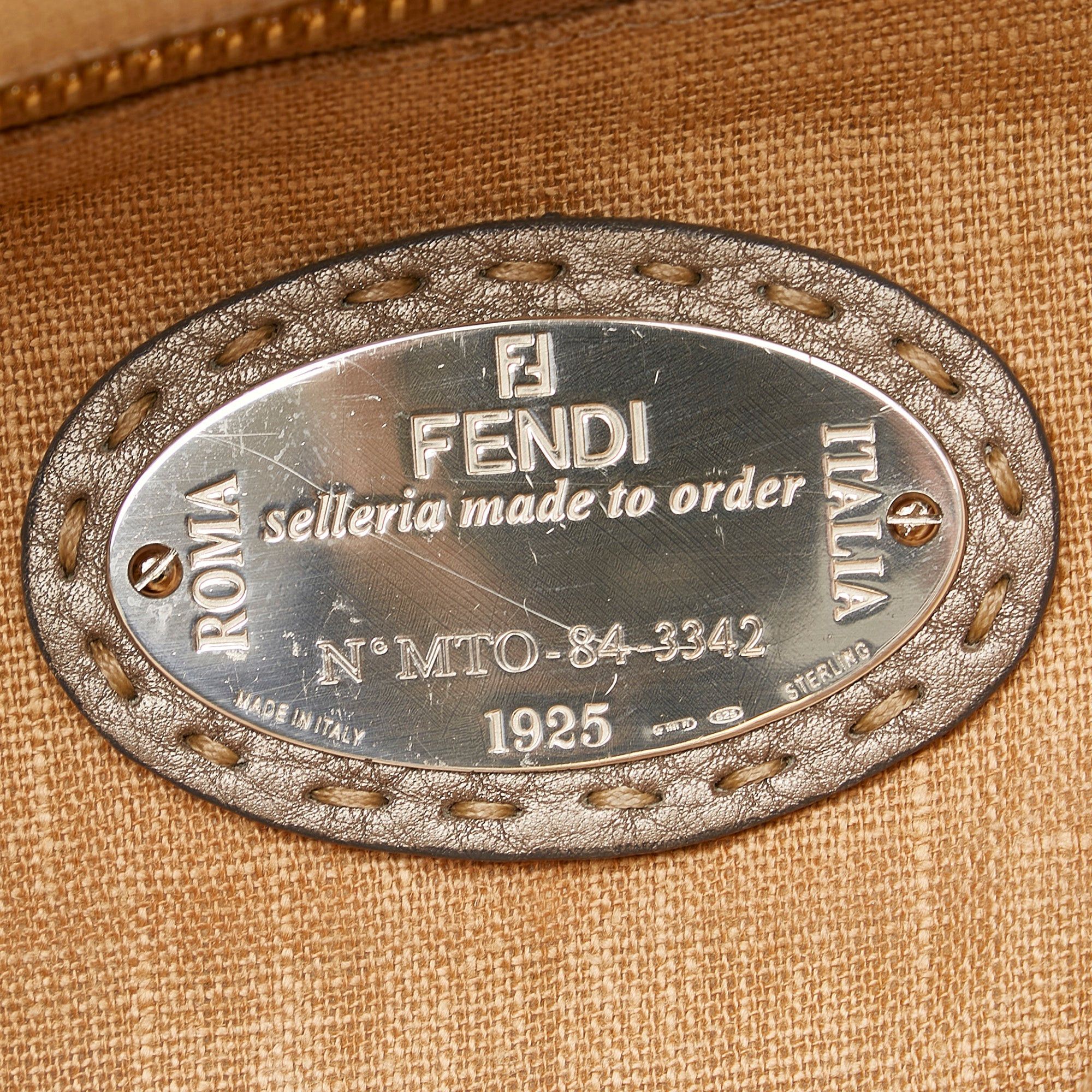 Fendi Fendi Medium Selleria Peekaboo Silver Size ONE SIZE - 6 Thumbnail