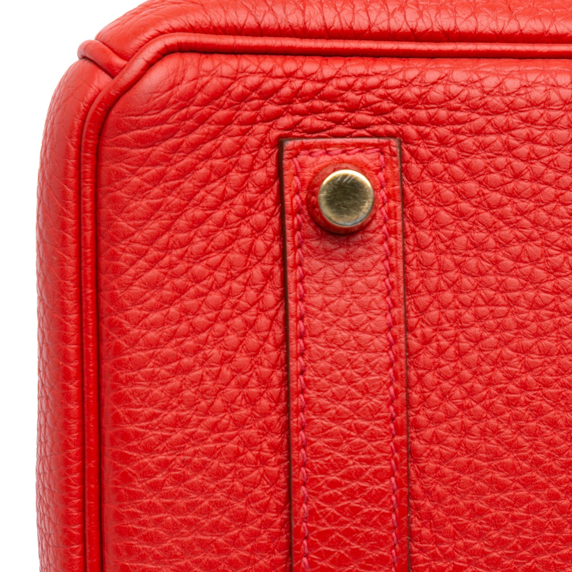 Hermes Hermès Togo Birkin Retourne 35 Red Size ONE SIZE - 8 Thumbnail