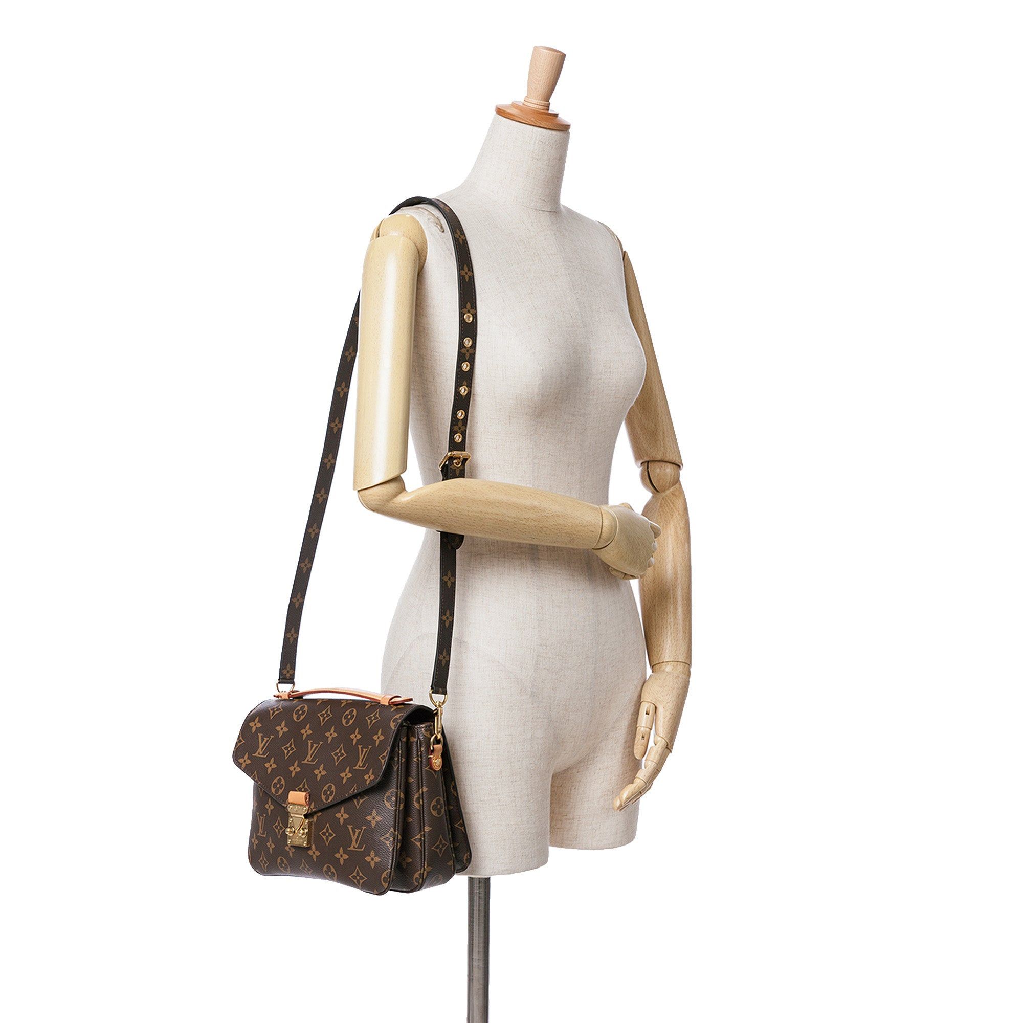 Louis Vuitton Louis Vuitton Monogram Pochette Metis Brown Size ONE SIZE - 10 Thumbnail