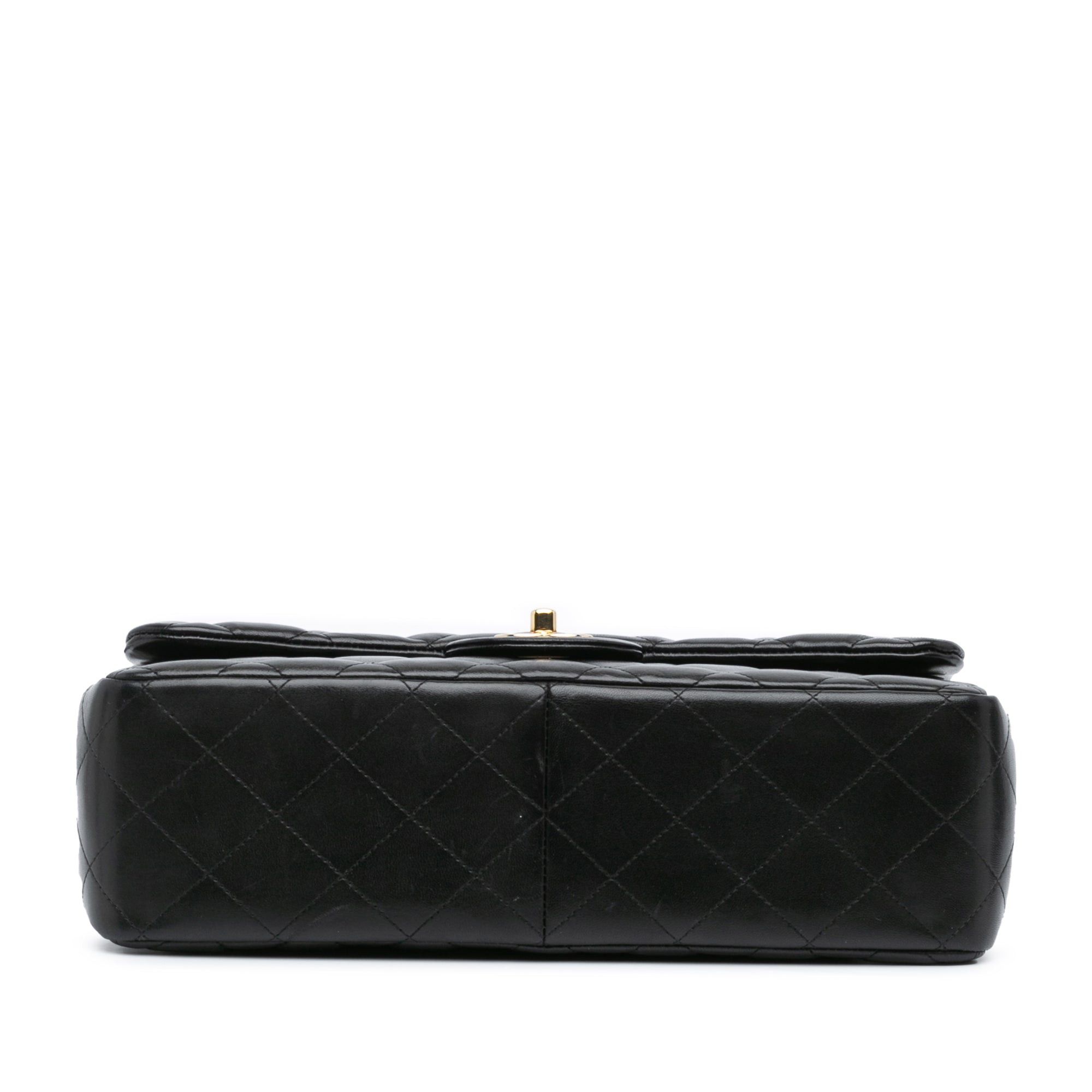 Chanel Chanel Jumbo Classic Lambskin Double Flap Black Size ONE SIZE - 3 Thumbnail